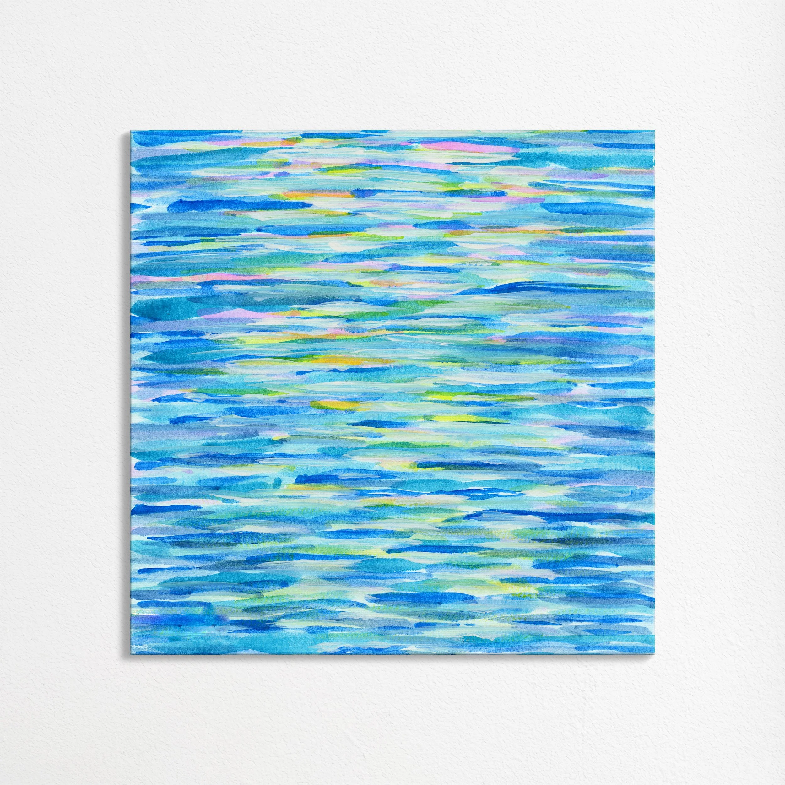 'Reflections I' (2024) 
Watercolor on paper (140/300) 
6x6