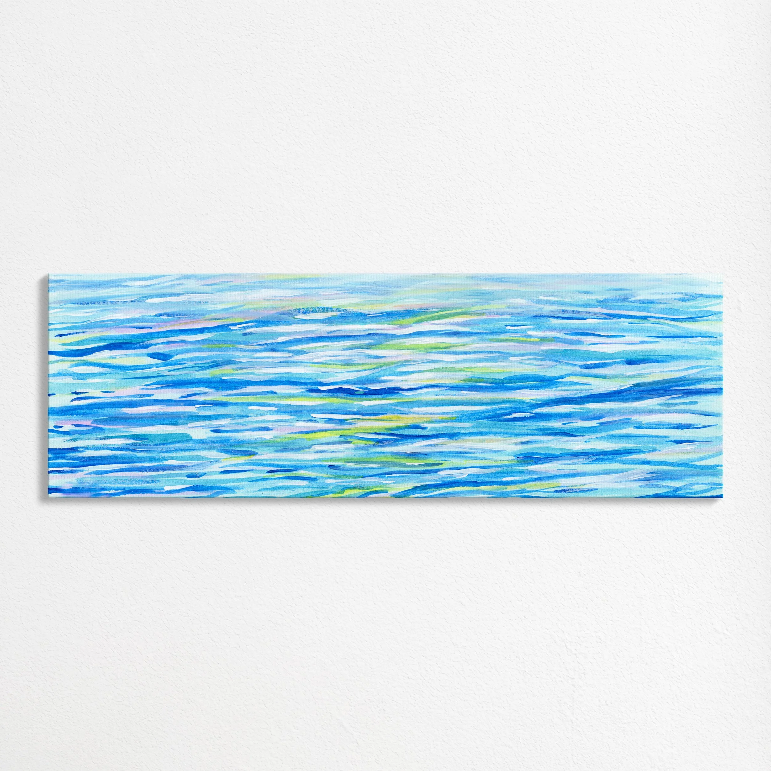 'Reflections II' (2024) 
Watercolor on paper (140/300) 
3x6