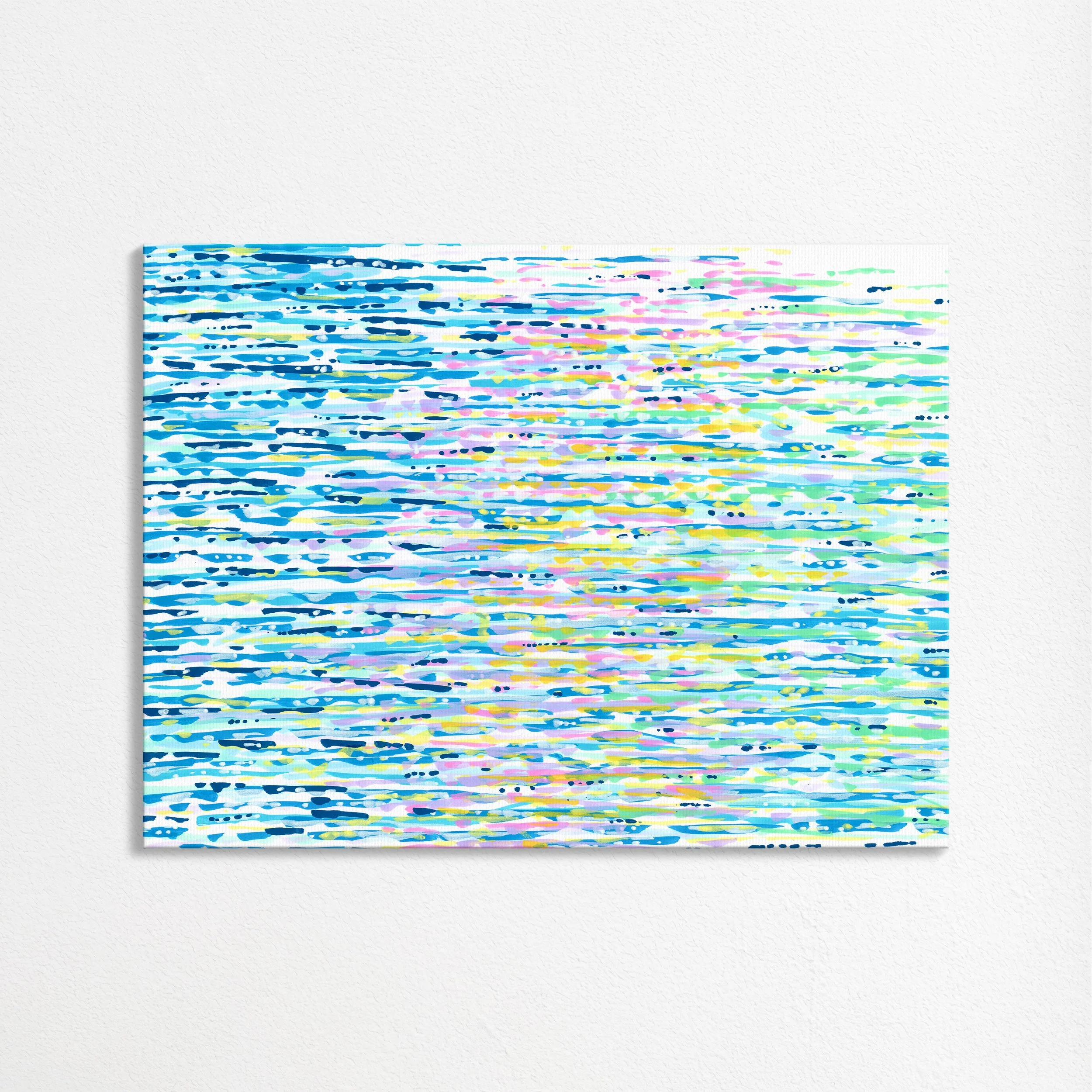 'Reflections III' (2025) 
Acrylic on paper (140/300) 
6x8