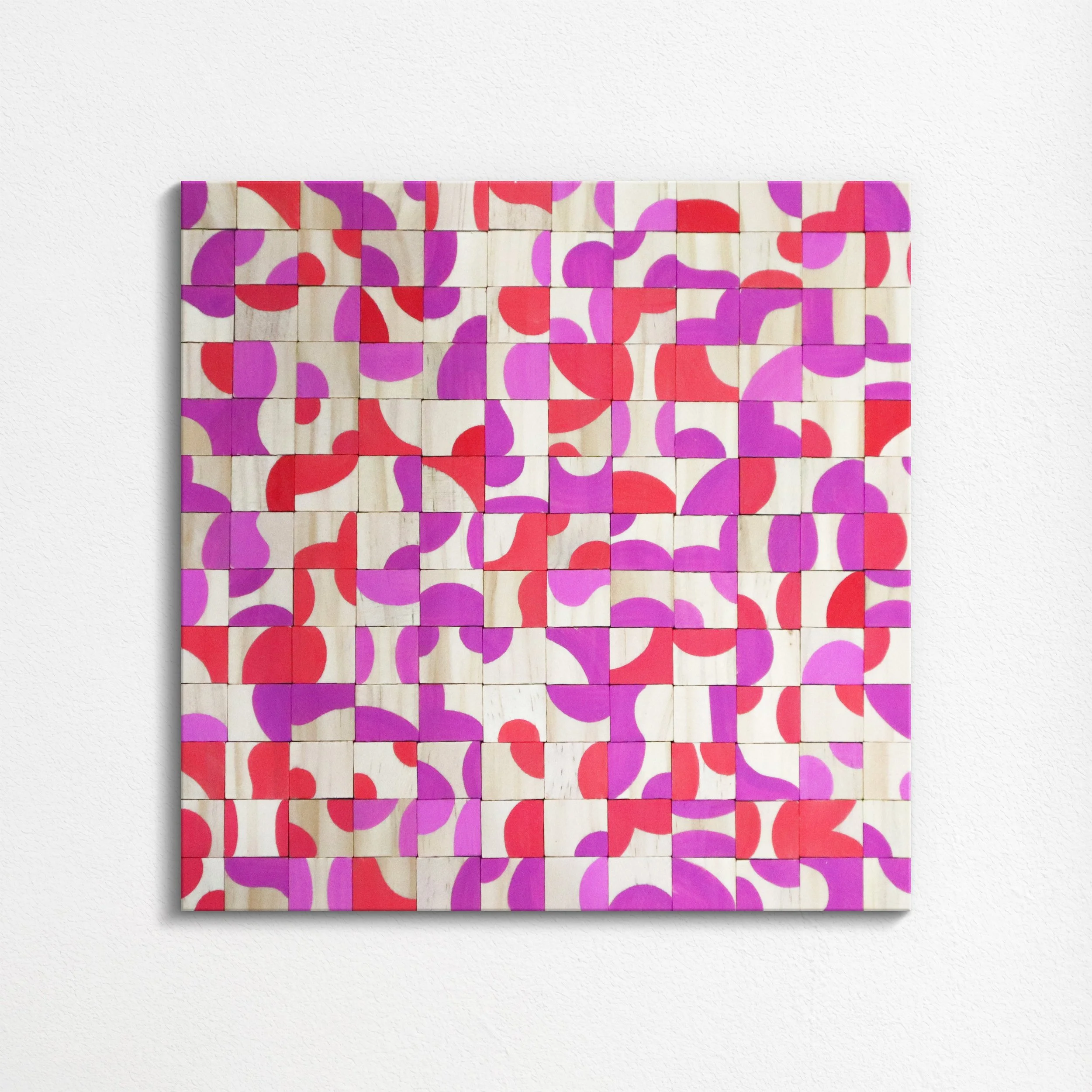 'Valentine' (2025) 
Acrylic and wood on cradled wood panel 
8x8