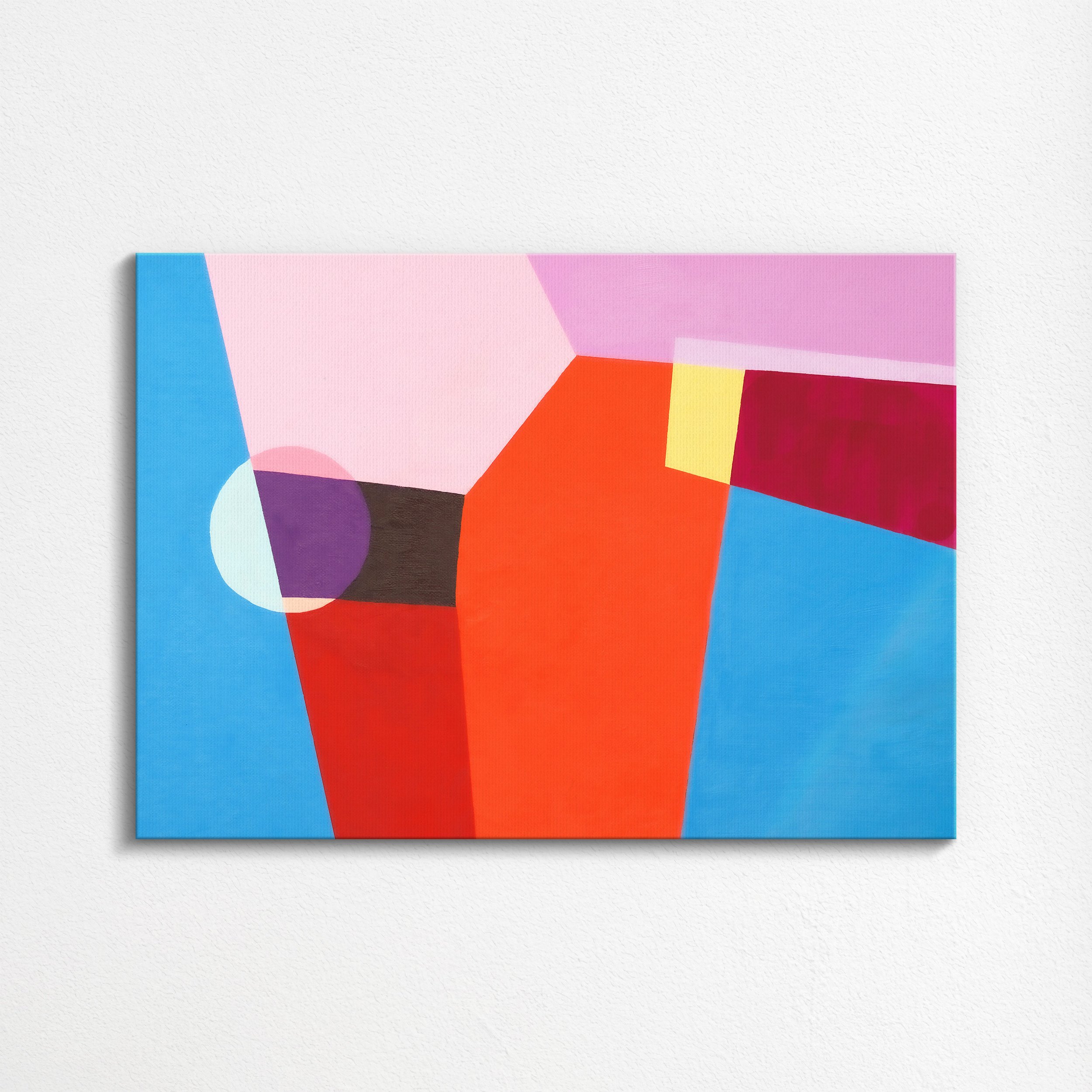 'City Scapes' (2025) 
Acrylic on canvas board 
15x19