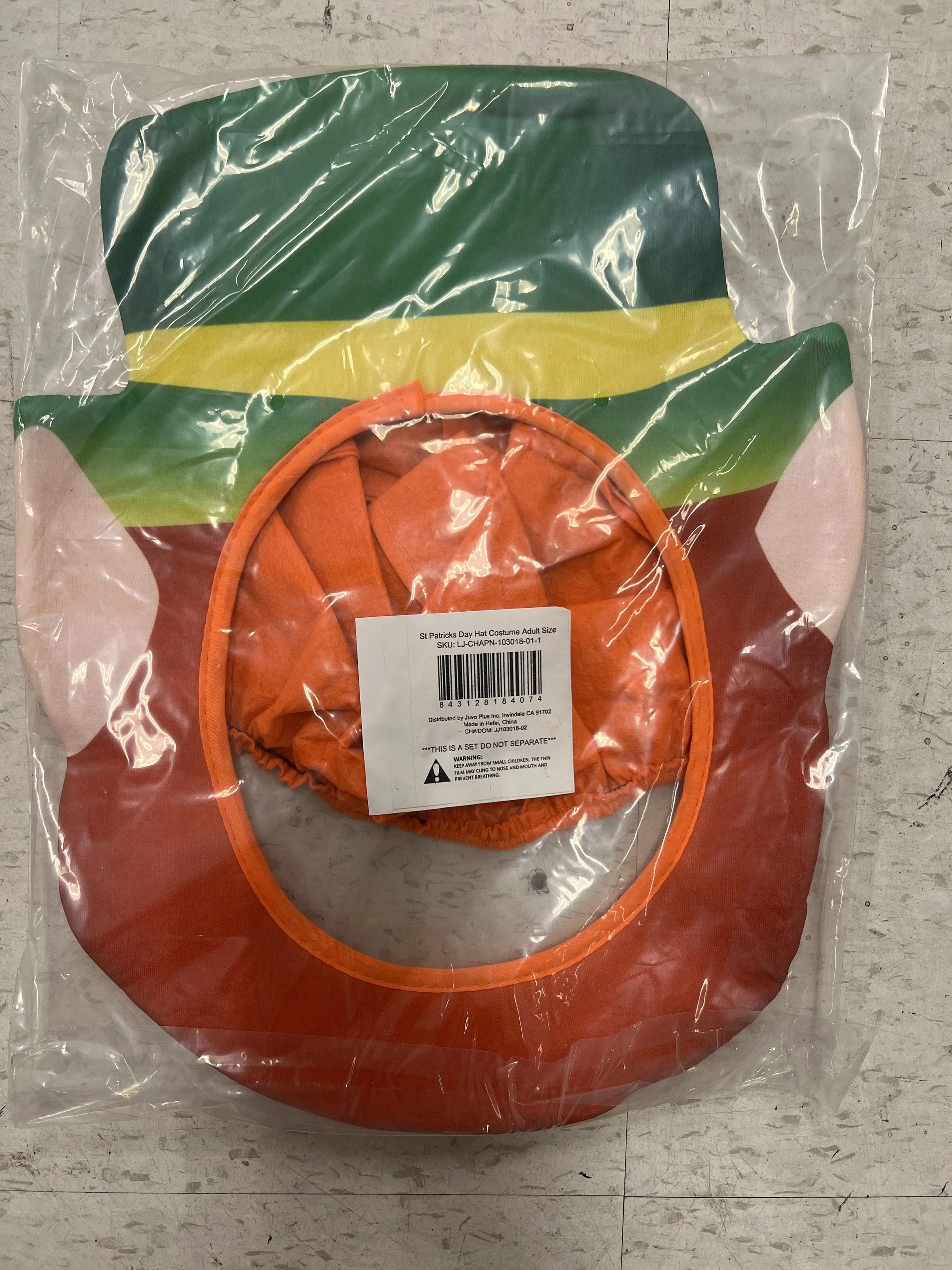 Leprechaun Face Cut Out Mask