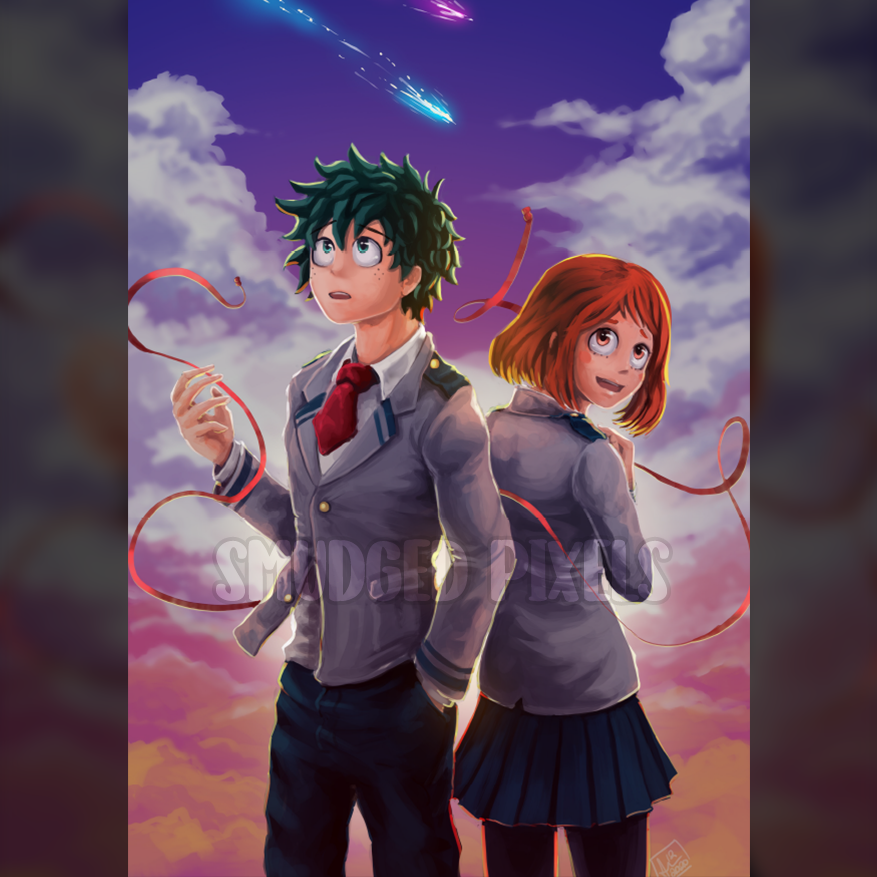 MHA x Your Name Print