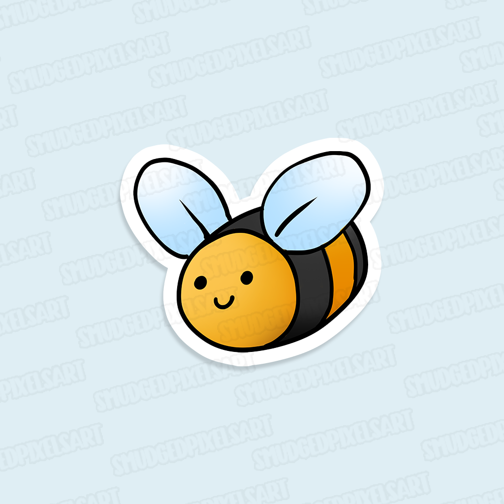 Bee Vinyl Sticker