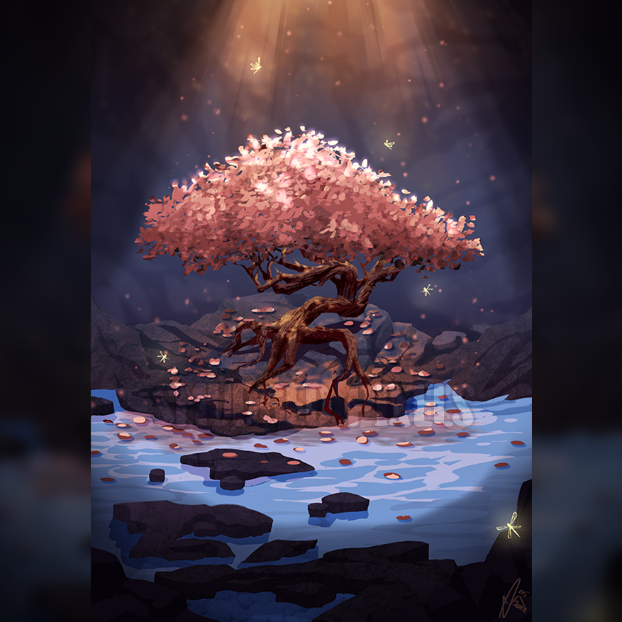 Underground Cave Tree