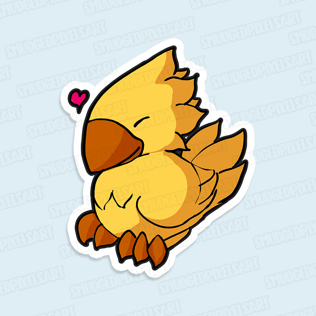 Chocobo Vinyl Sticker
