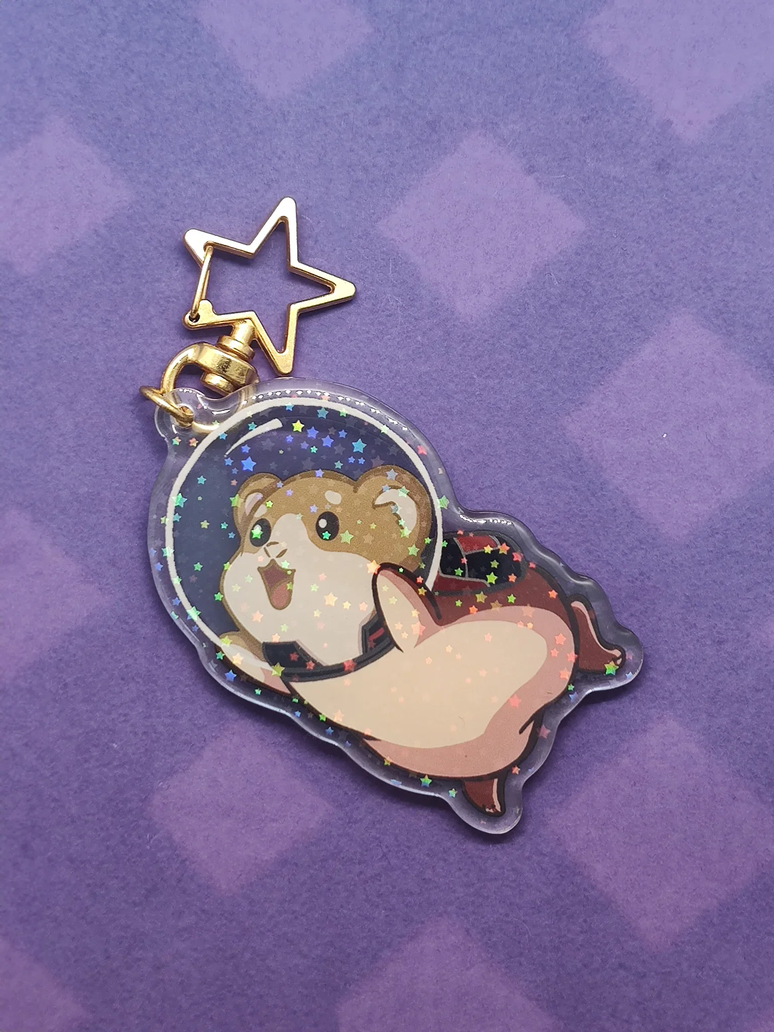 Space Hamster Charm