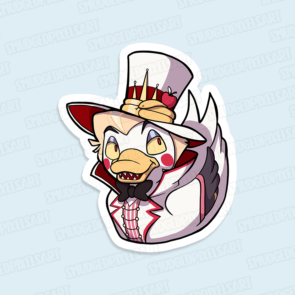 Lucifer Duck Vinyl Sticker