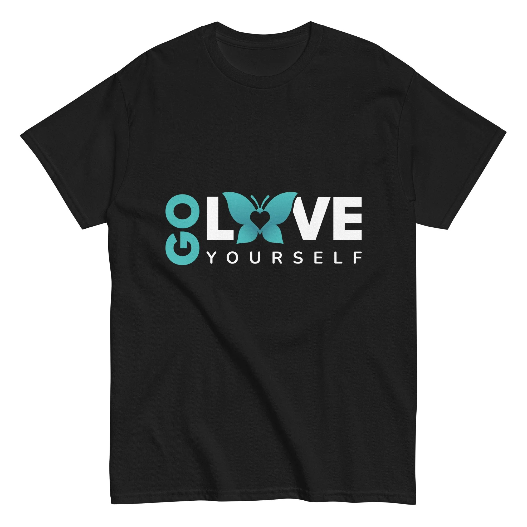 Men's T-Shirt (Turquoise/White Logo)