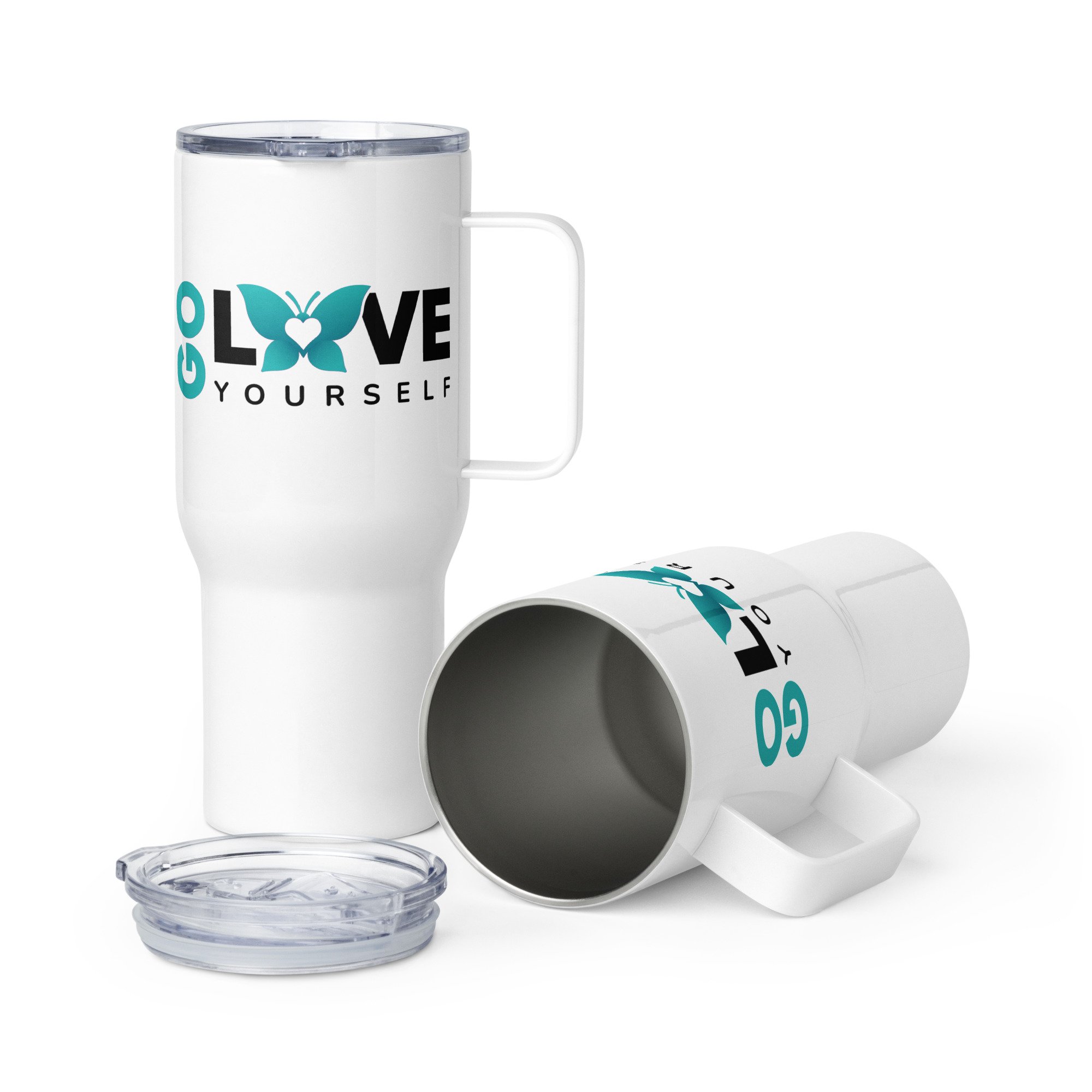 Travel Mug (Turquoise Logo)