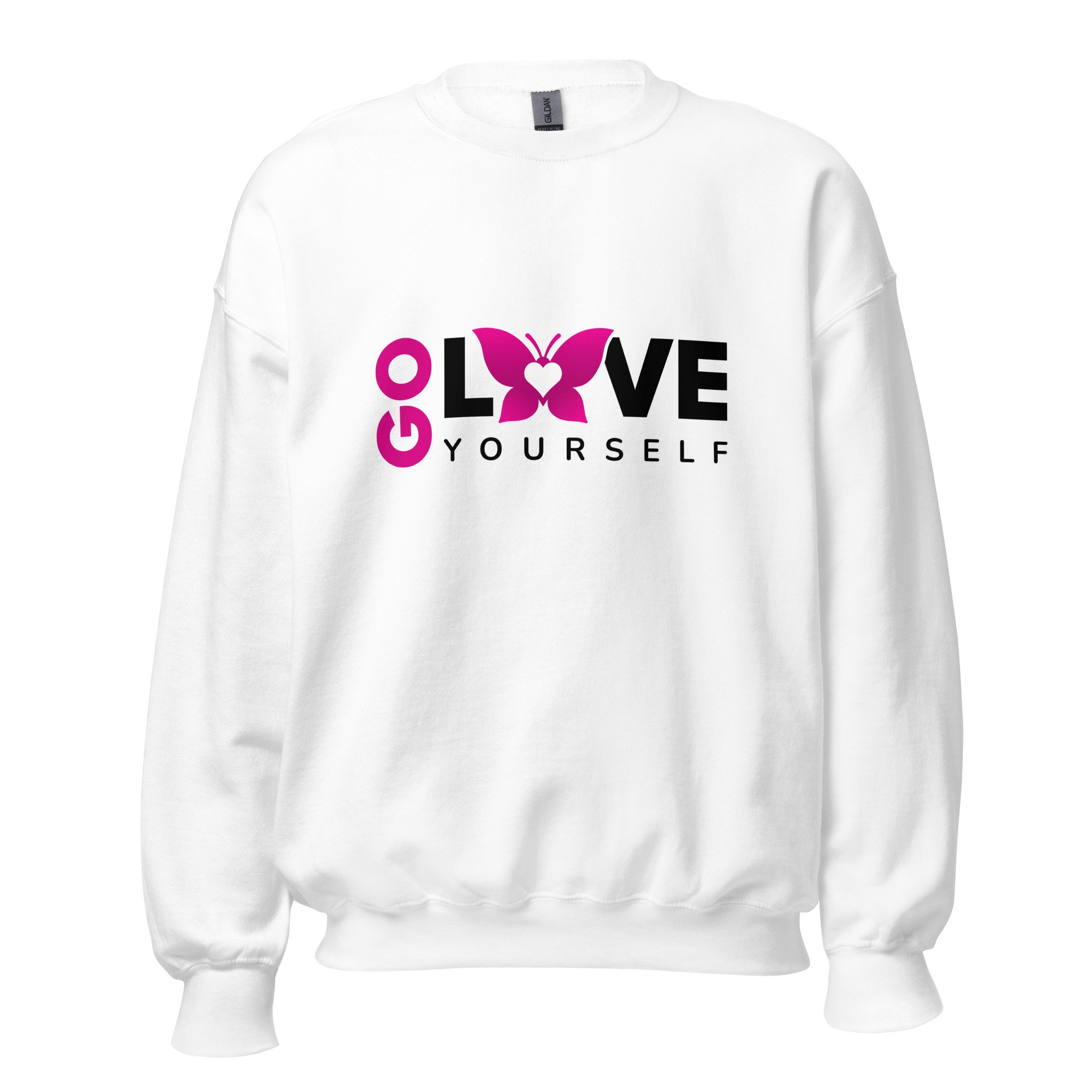 Unisex Sweatshirt (Pink/Black Logo)