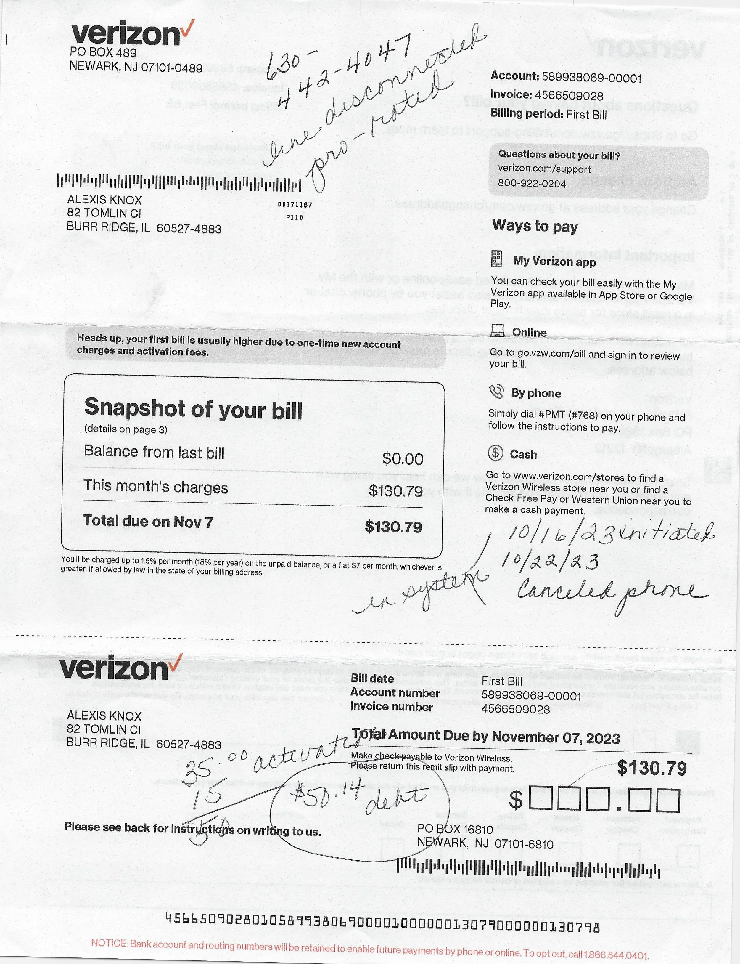 Verizon 10.16.23 thu 10.22.23 - First Verizon Bill.jpg
