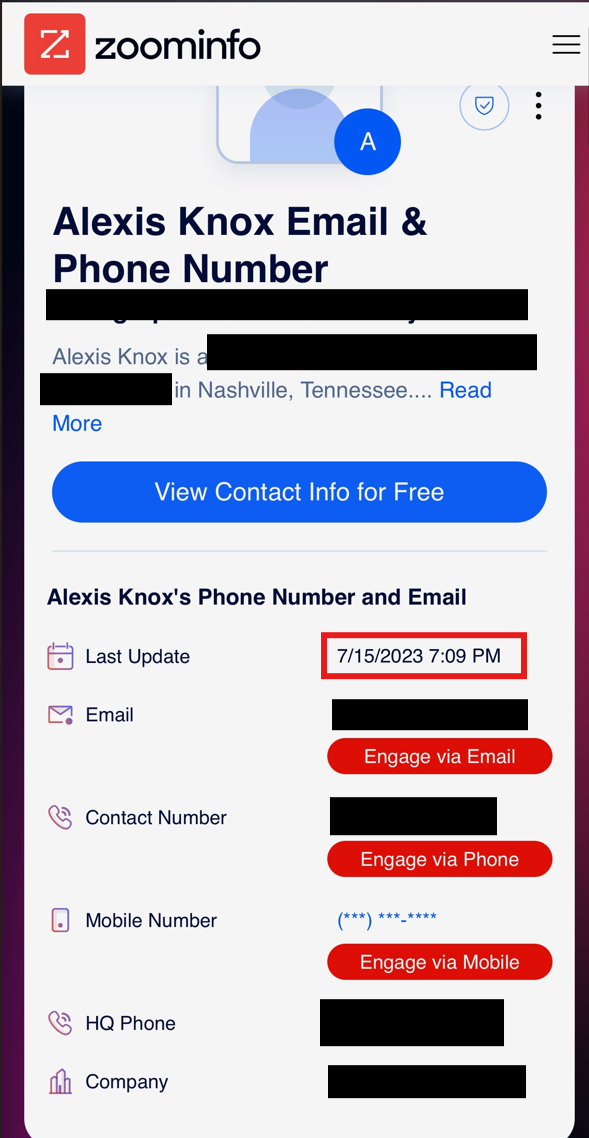 My job was updated a day after I met the perpetrator