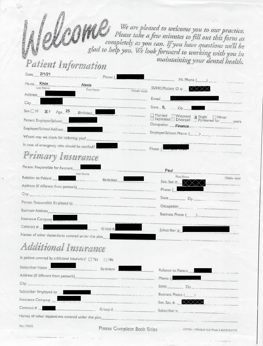 My dental records were found on my Gmail account