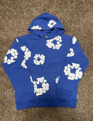 Denim Tear Hoodie (Blue)