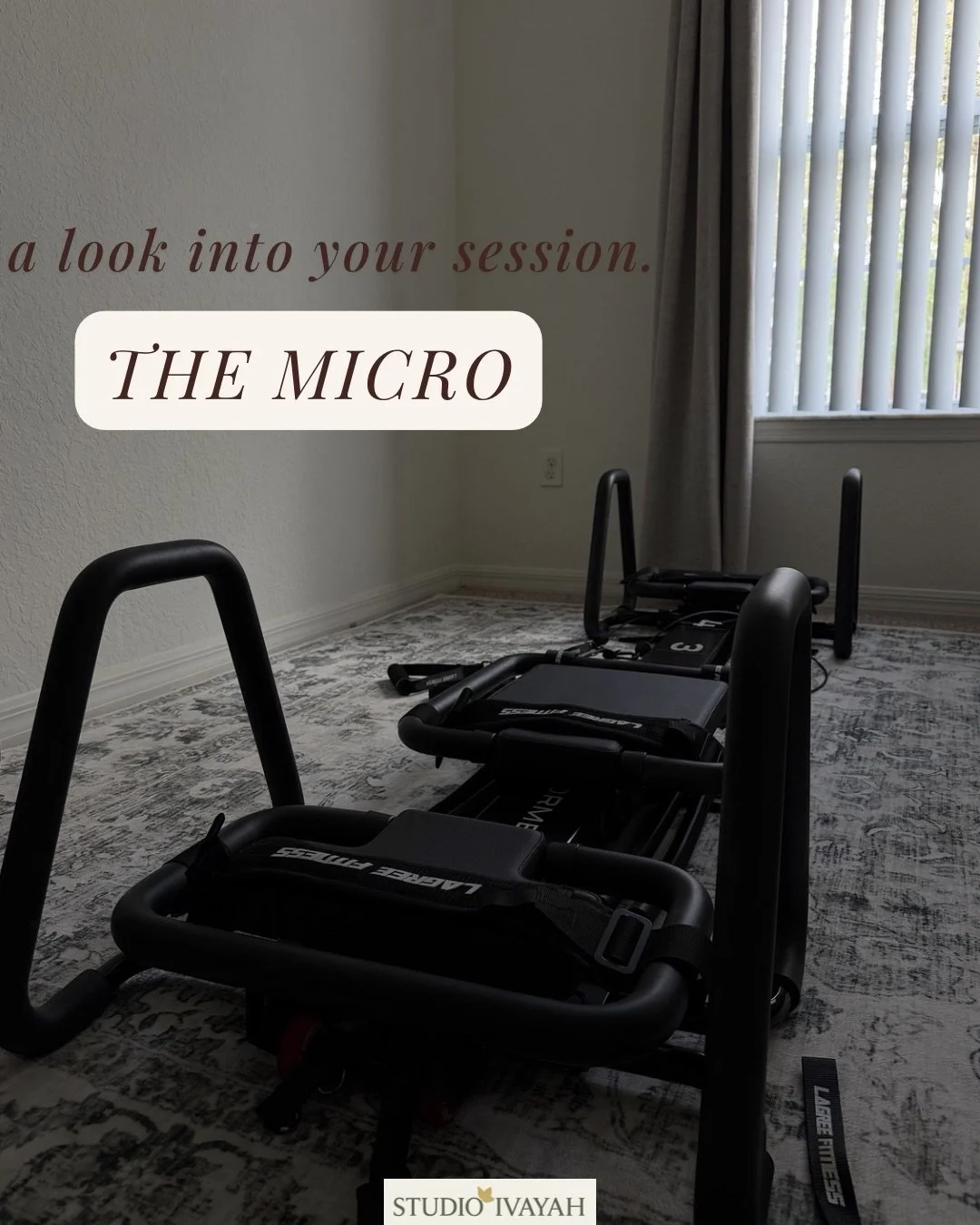 a look into your session 🌿

if you&rsquo;ve never tried lagree before, this is your first step: understanding the space, the machine, and how everything works together.

the beautiful thing about lagree is that there are so many different machines d