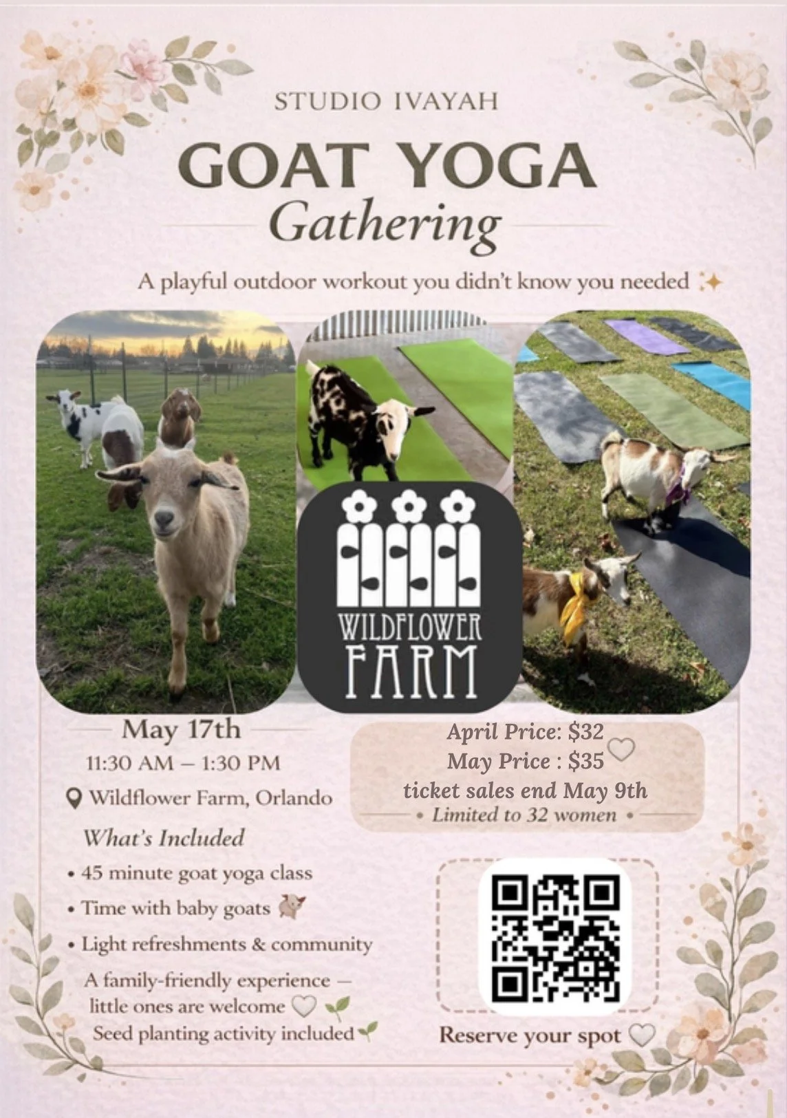 Goat Yoga Gathering