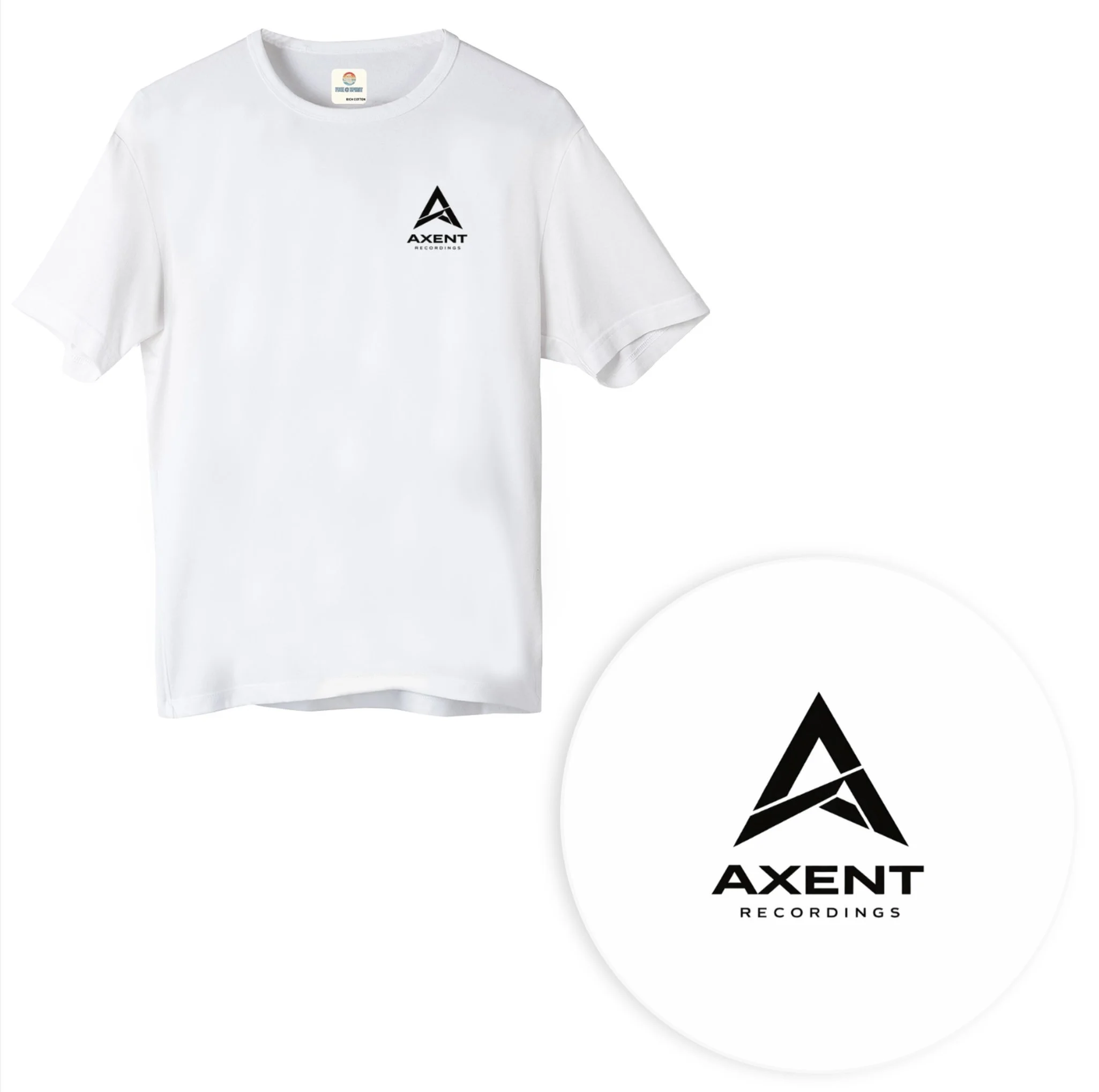 Axent Recordings — Oversized T-Shirt (White)