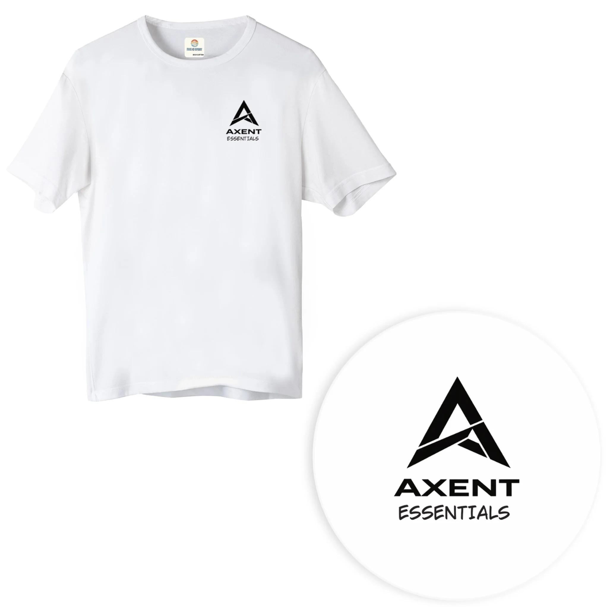 Axent Essentials — Oversized T-Shirt (White)