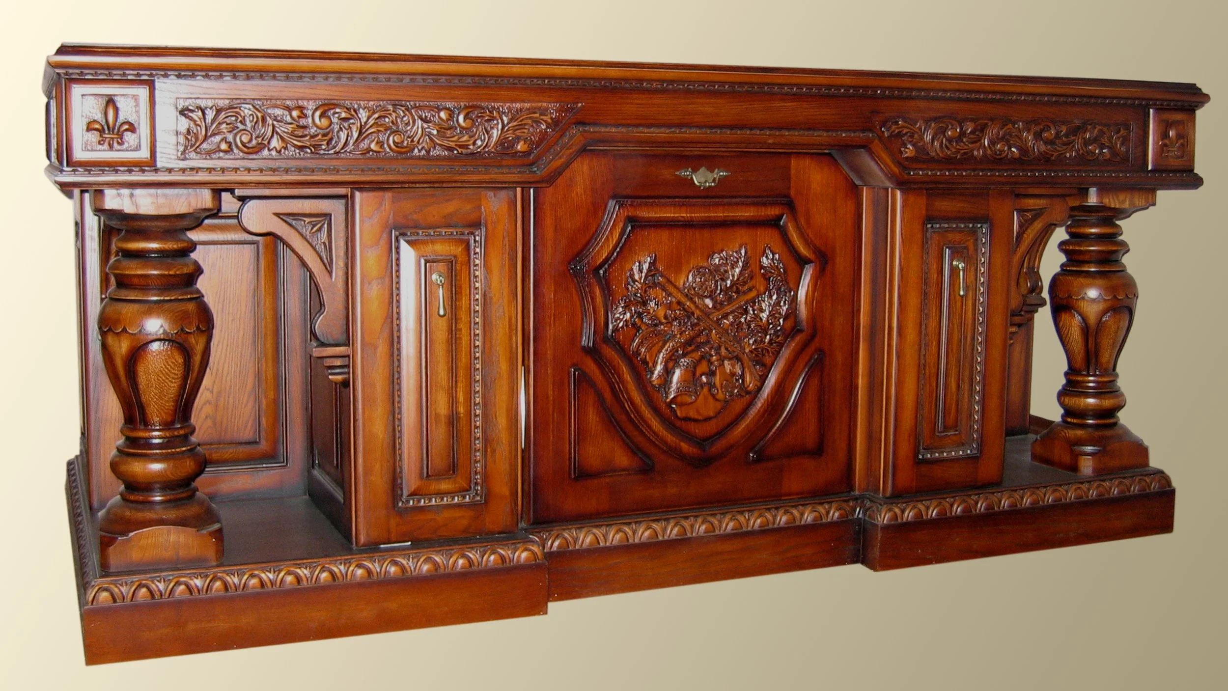 Custom home theater with acoustic wood wall paneling.