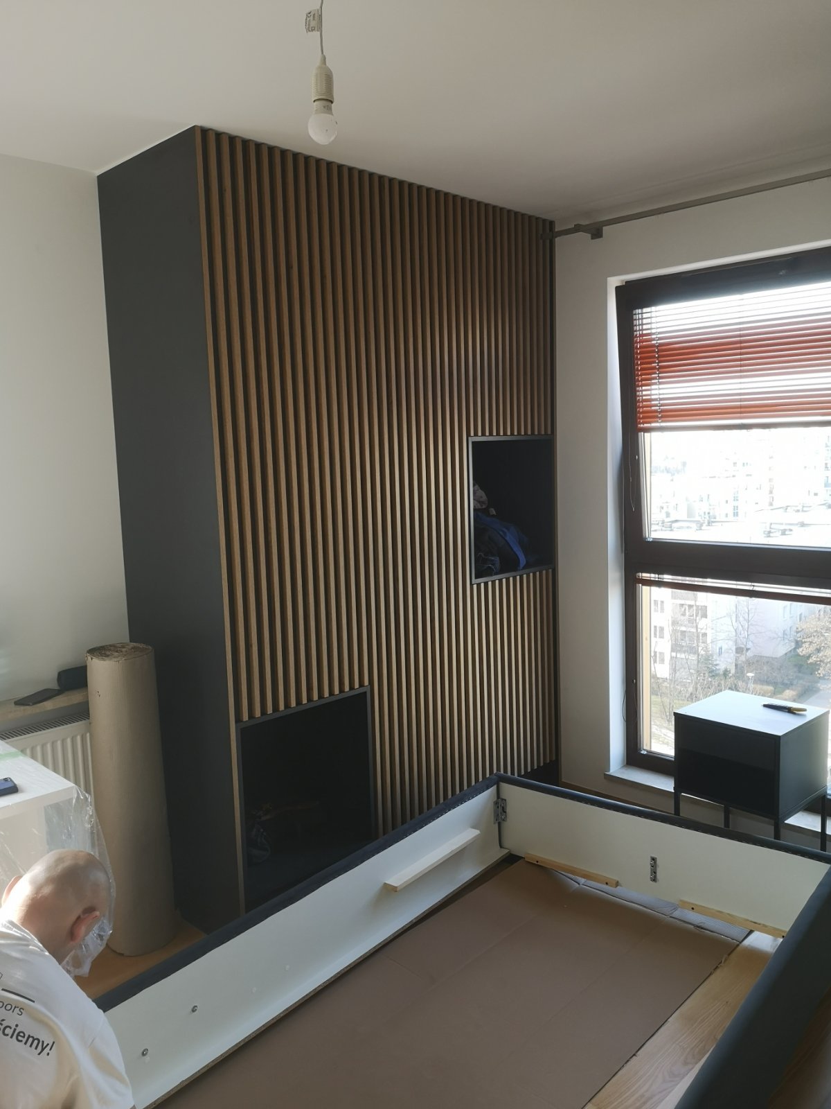 Luxury cigar lounge featuring mahogany-toned wall paneling.