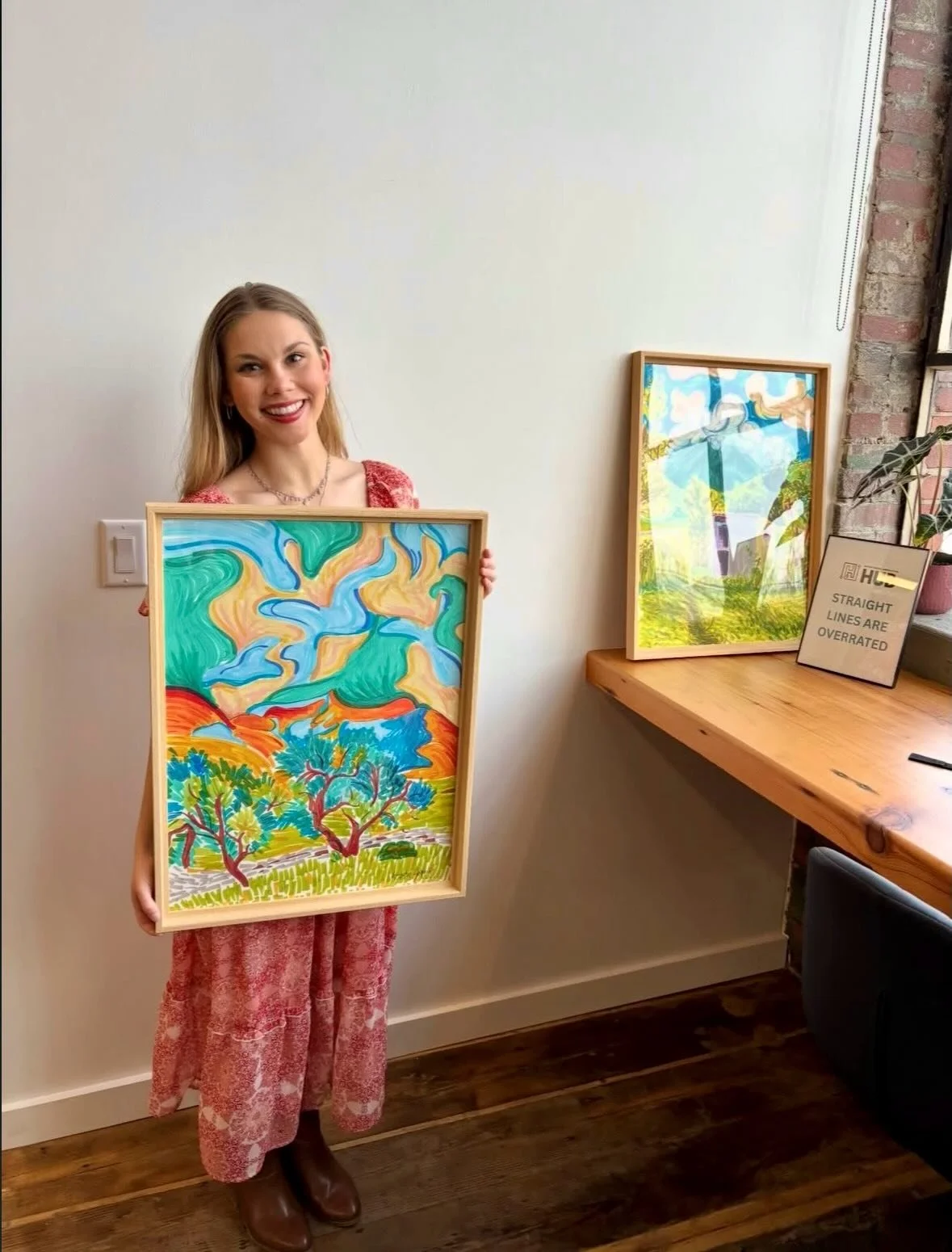 This is the first professional space to hang my artwork in their offices! I&rsquo;m so grateful for the opportunity to work with community-oriented business women. 🤗

For my local friends and supporters, you absolutely have to check out the new buil