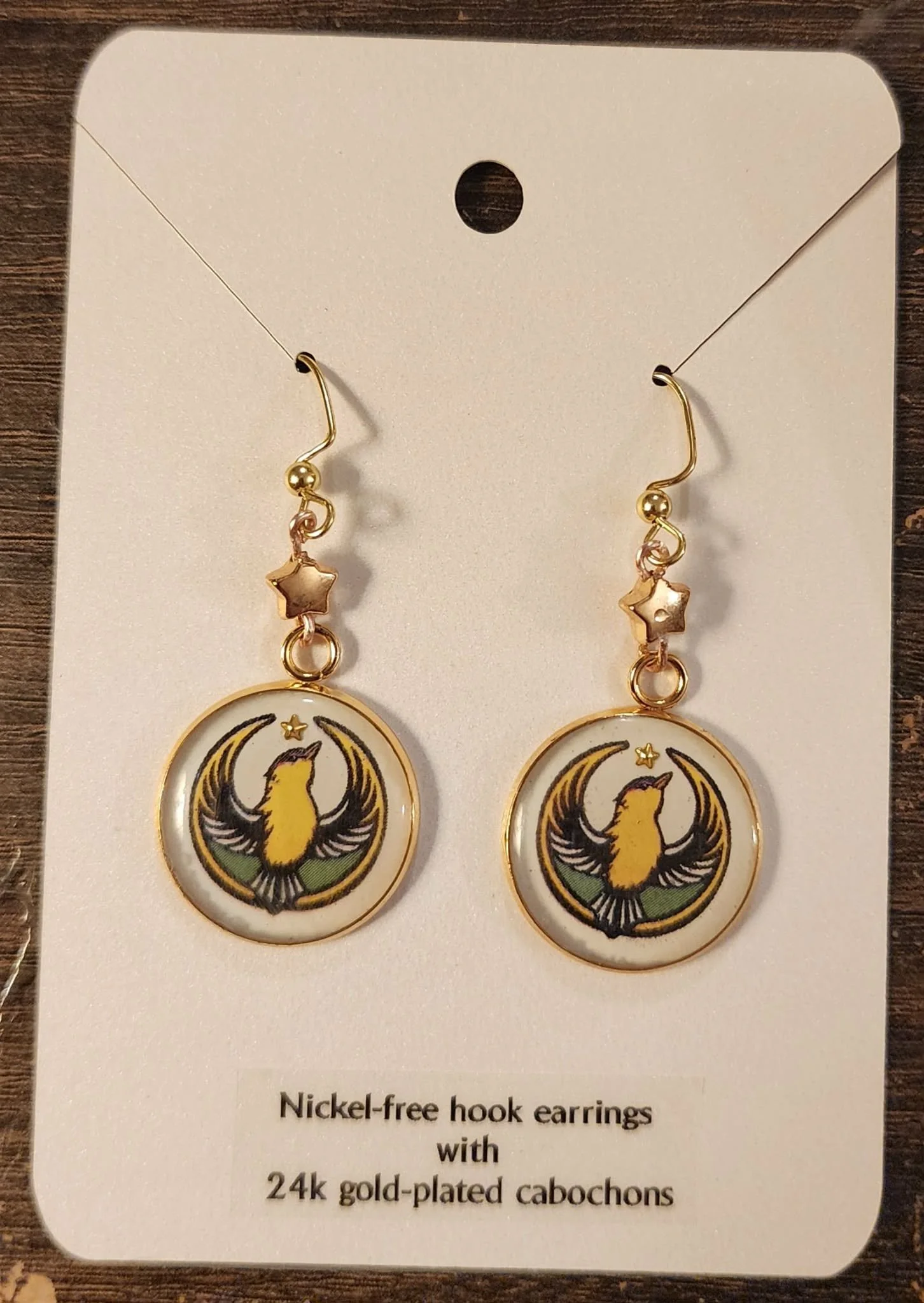 Rebel Goldfinch Earrings - Hooks