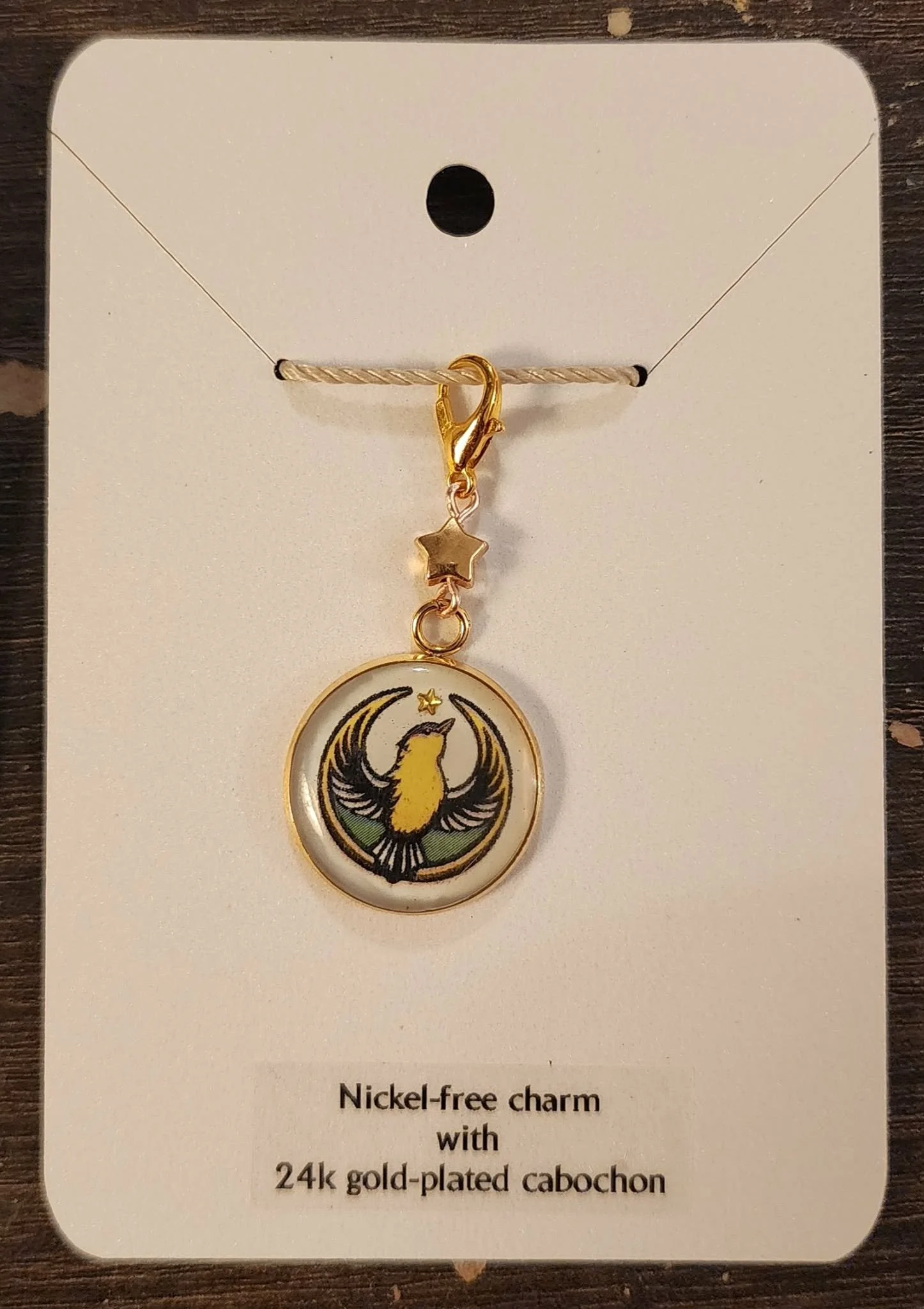 Rebel Goldfinch Charm