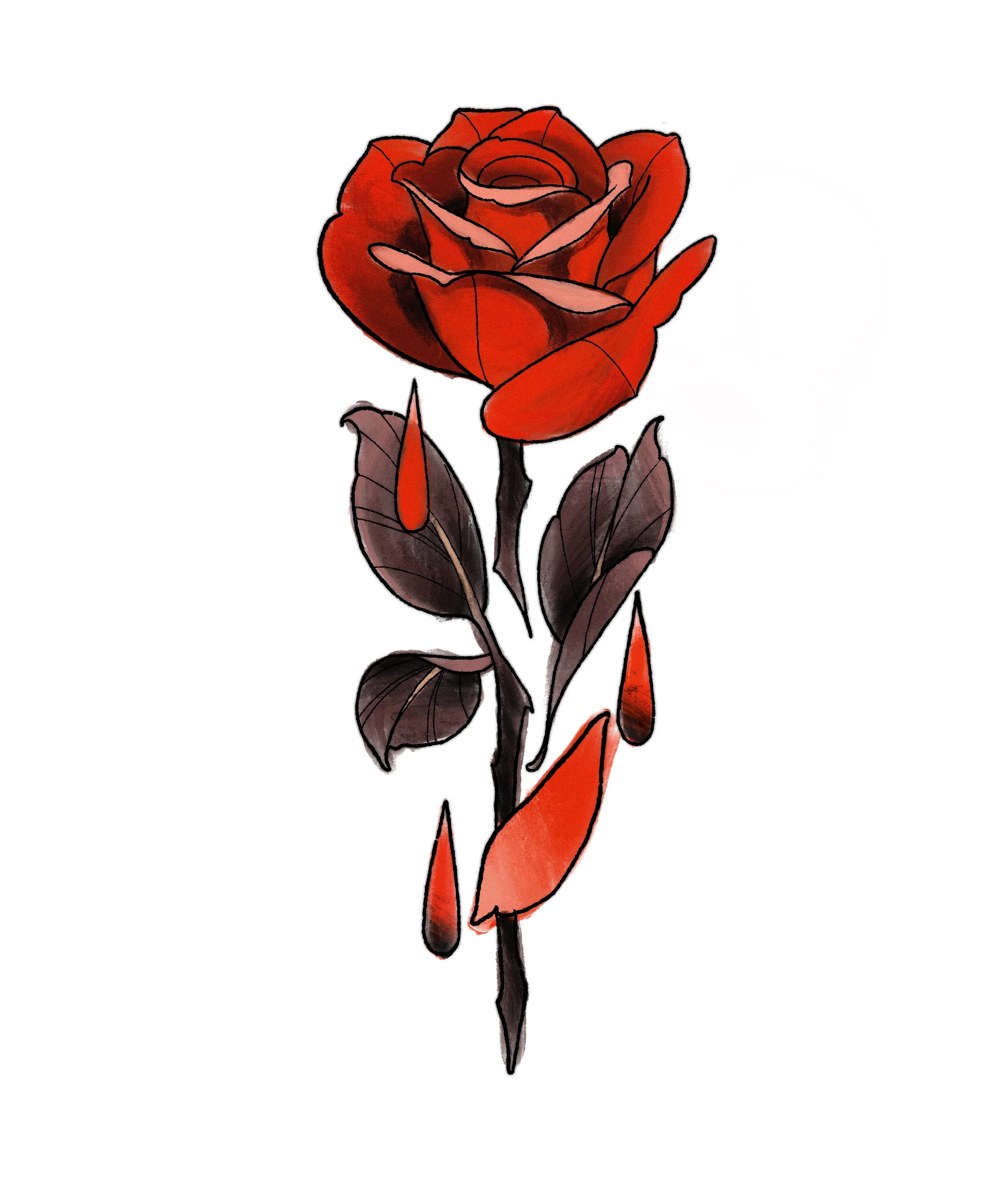 Bleeding Rose