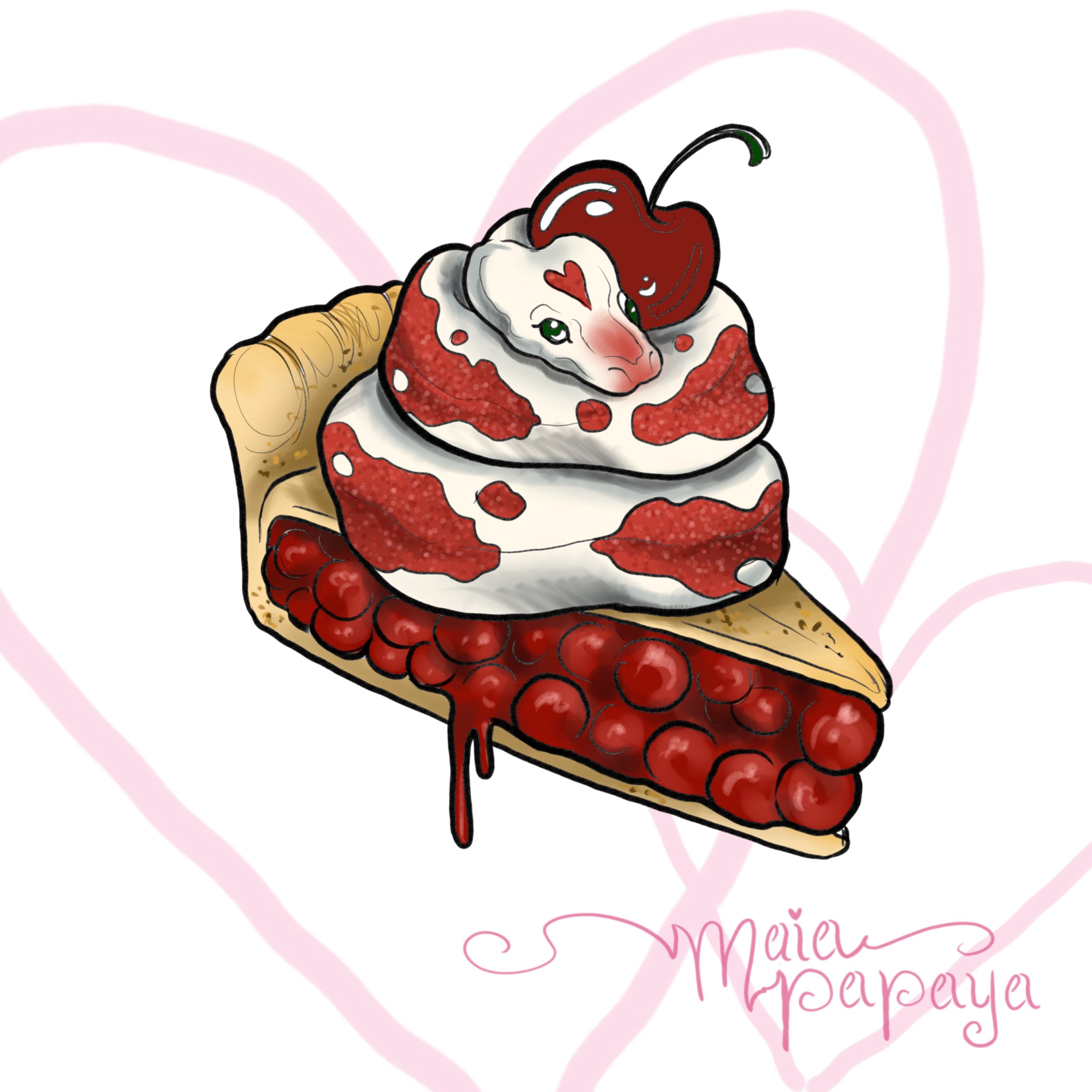 Cherry Pie Snake Snack