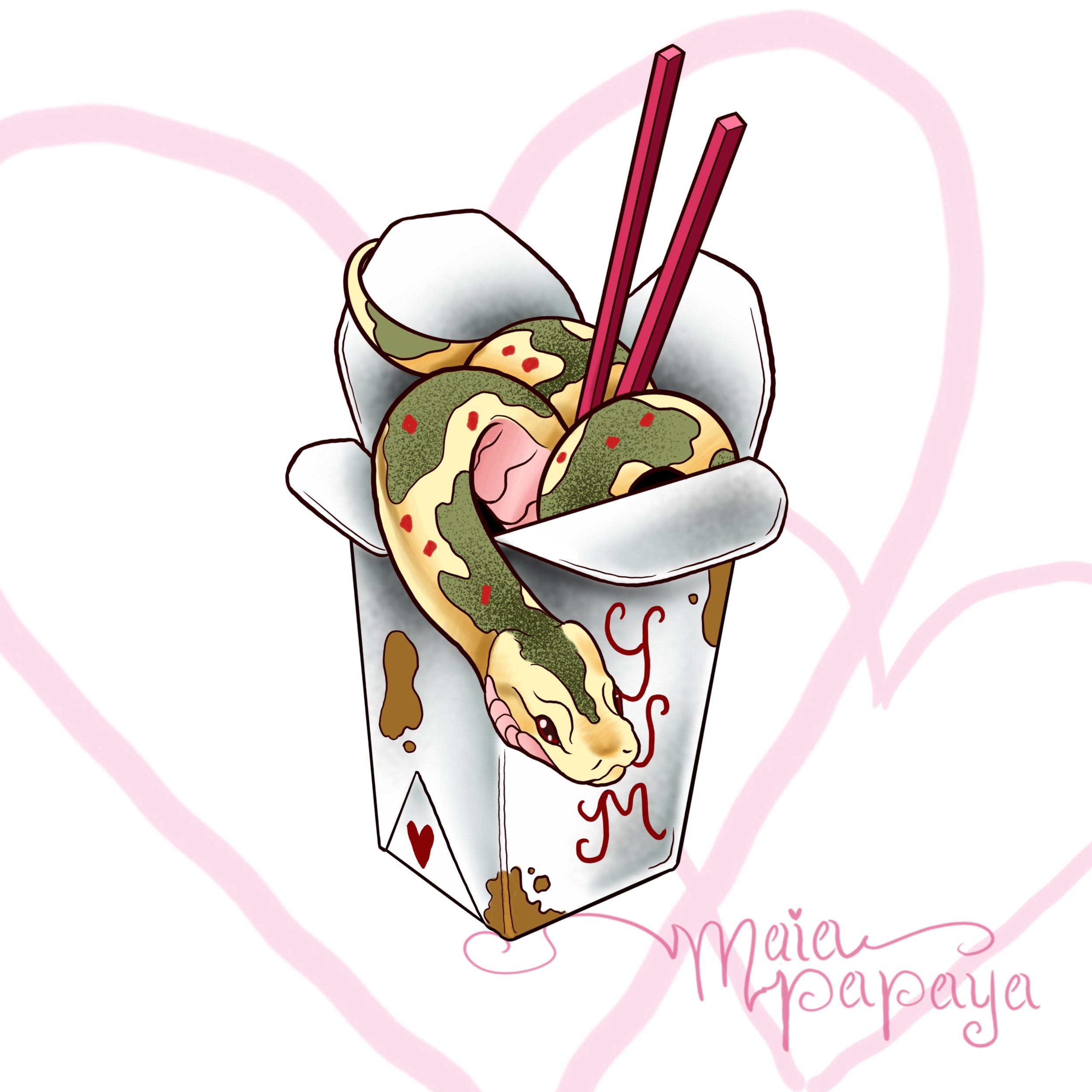 Take Out Snake Snack