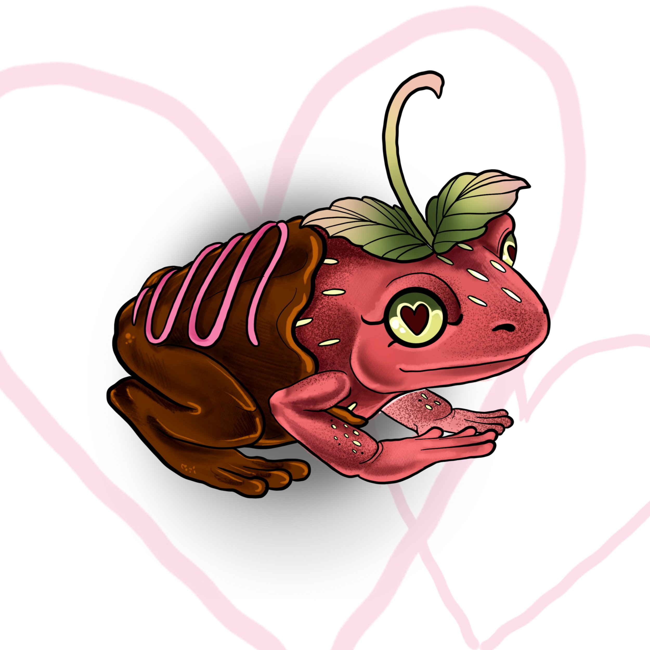 Chocolate Covered Strawberry Frog