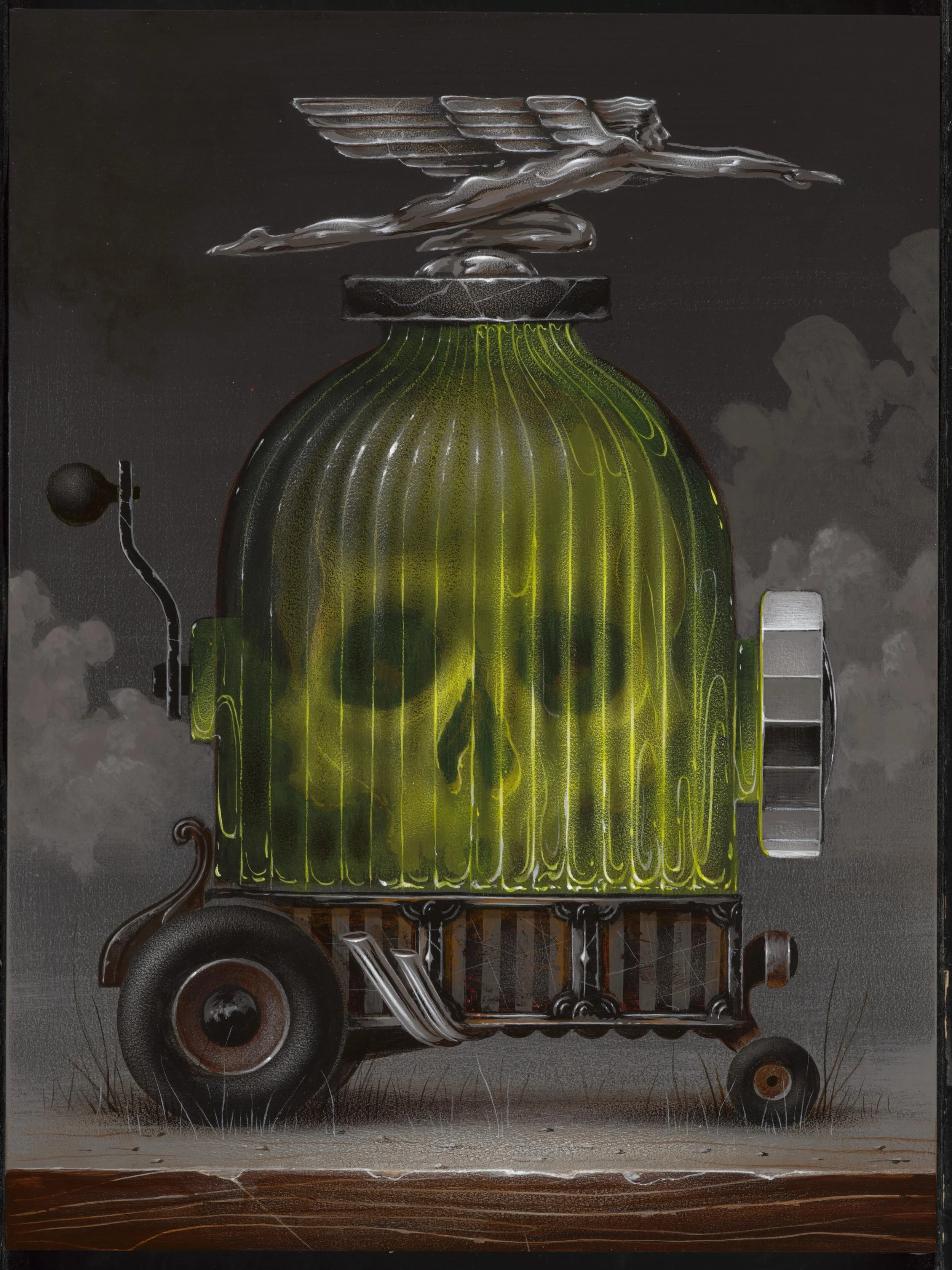 Honored to have been selected to show in the Too Many Skulls show curated by @attayumfactory at @brassworksgallery 🥹 #painttillyoudieclub