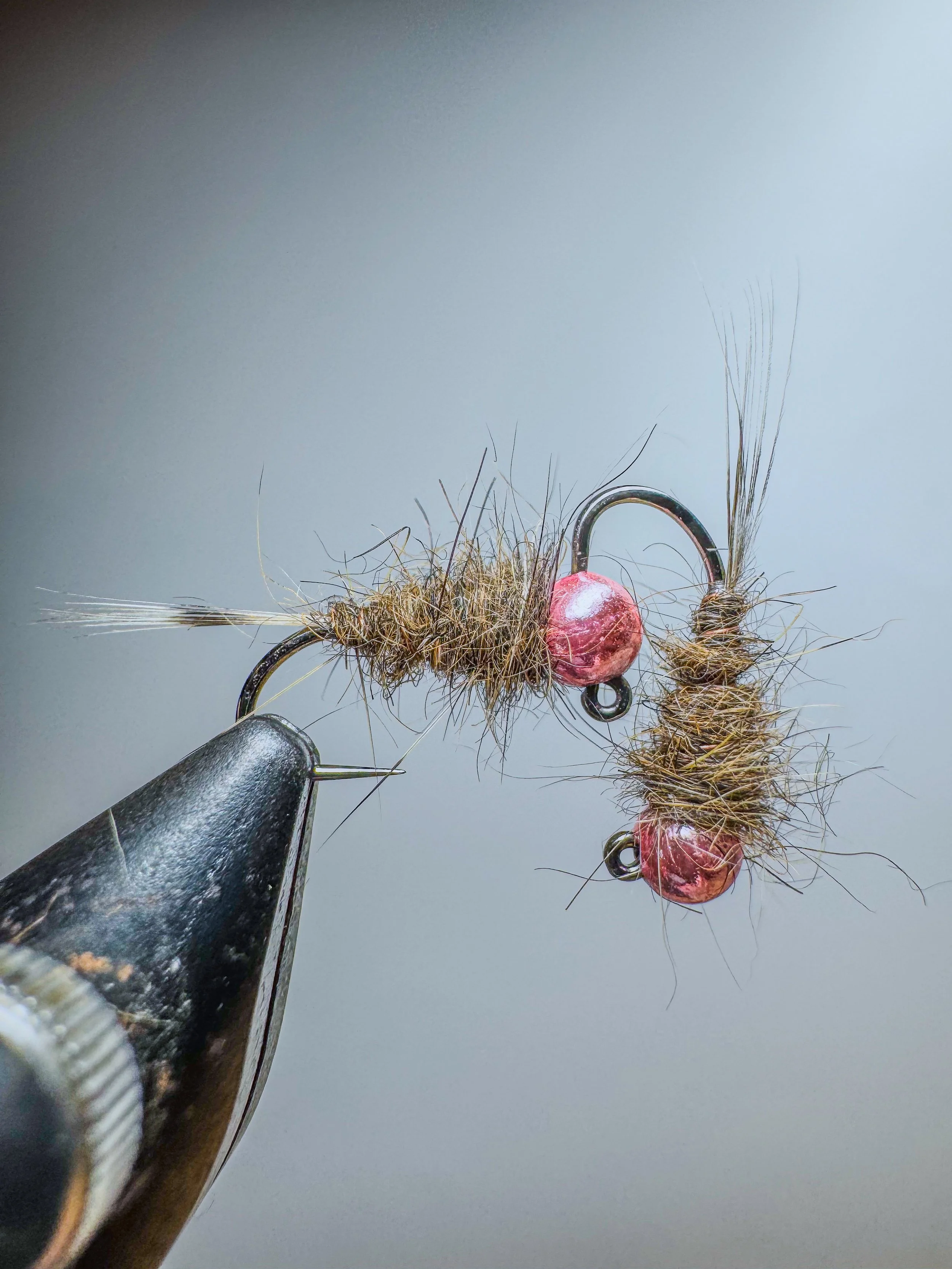 Pink tungsten Hair And Copper