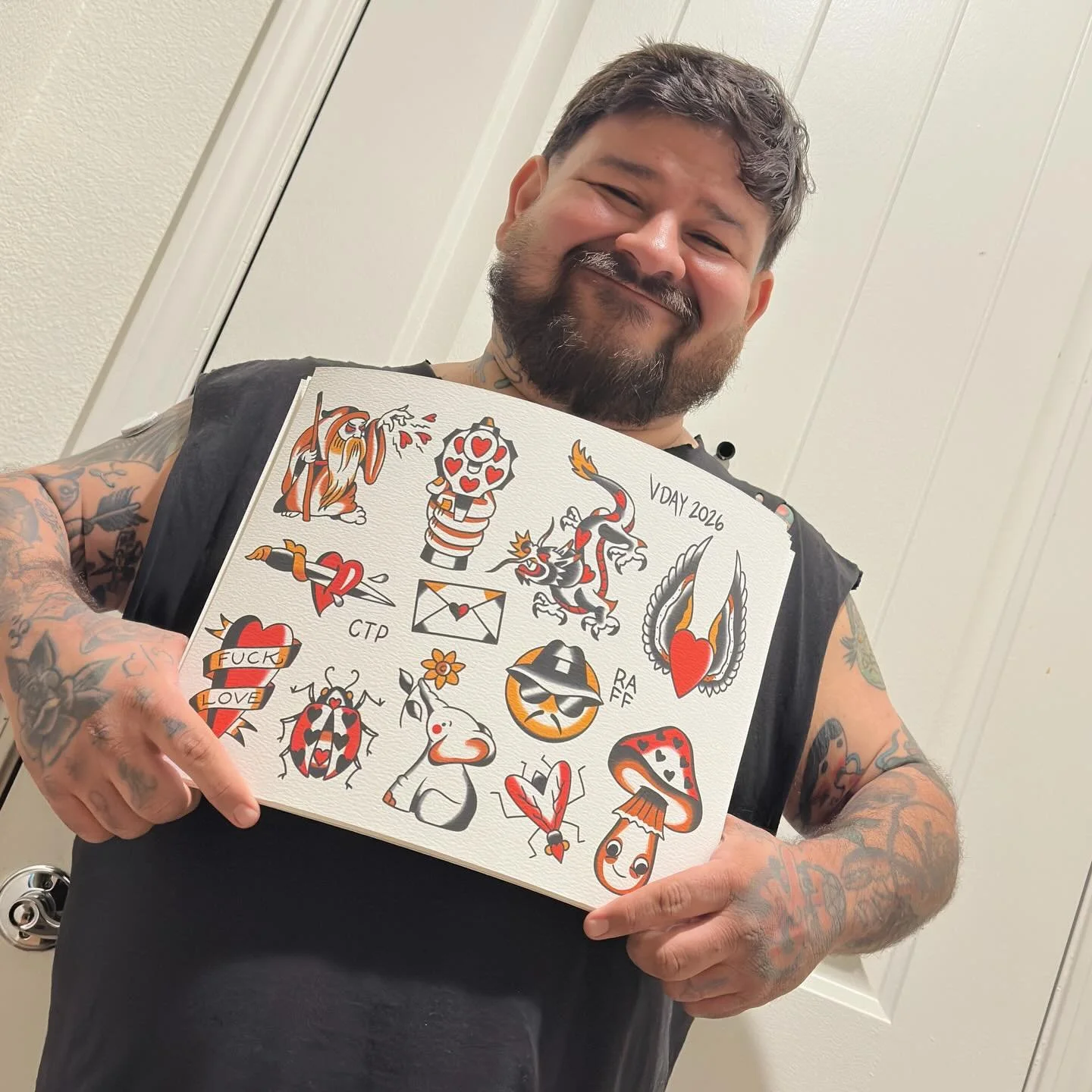 Made some prints for the homie @raff_creator from @creatortattooparlor check him out! If ya want some prints made hit me