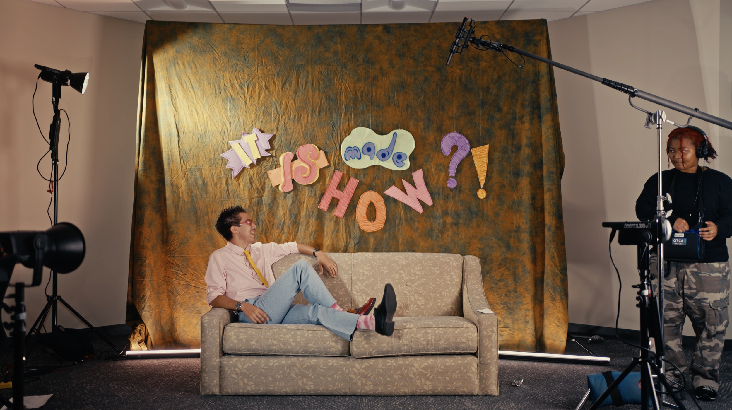 Master Shot of Studio Set