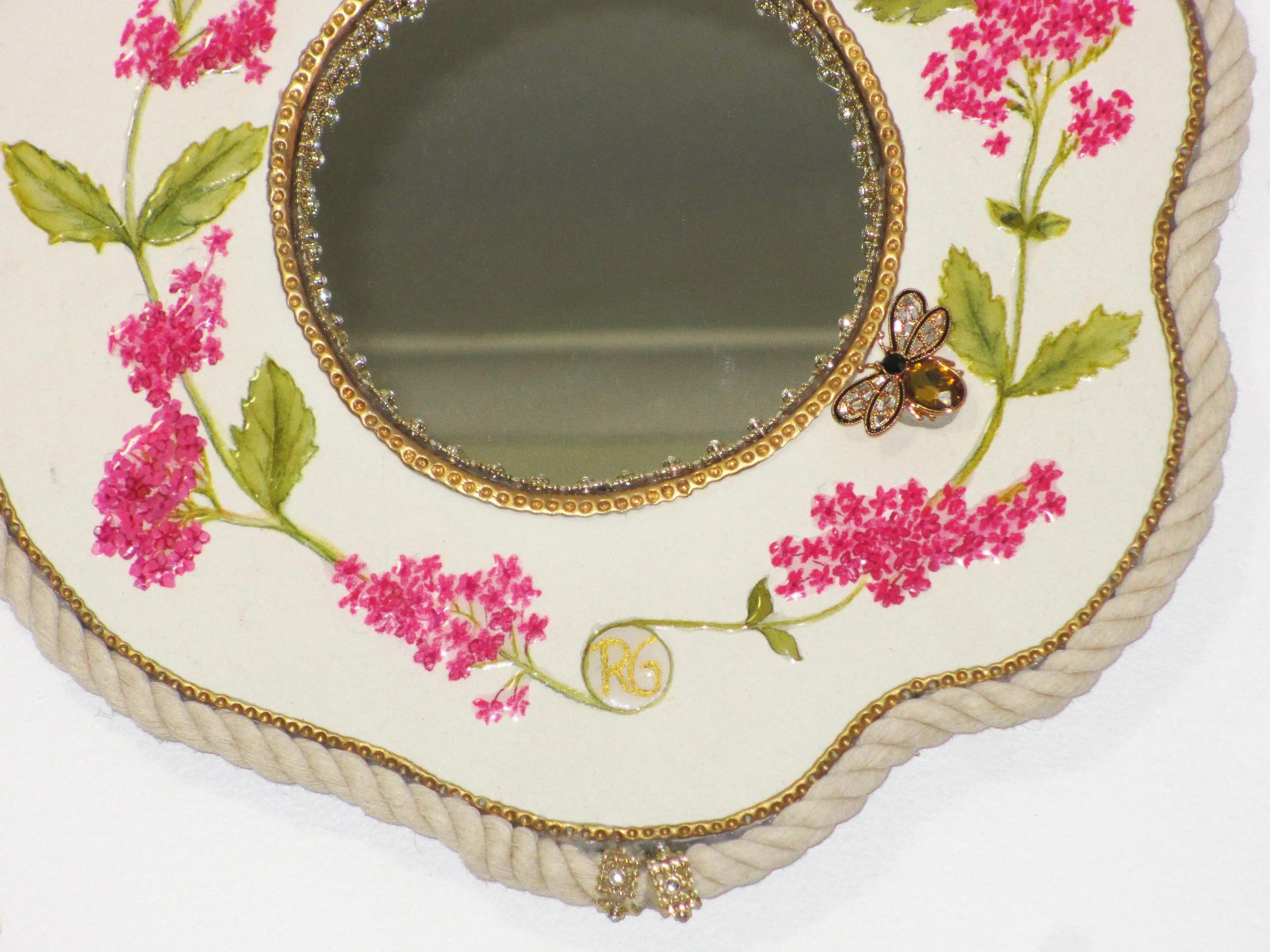 Pink wildflower signed..JPG