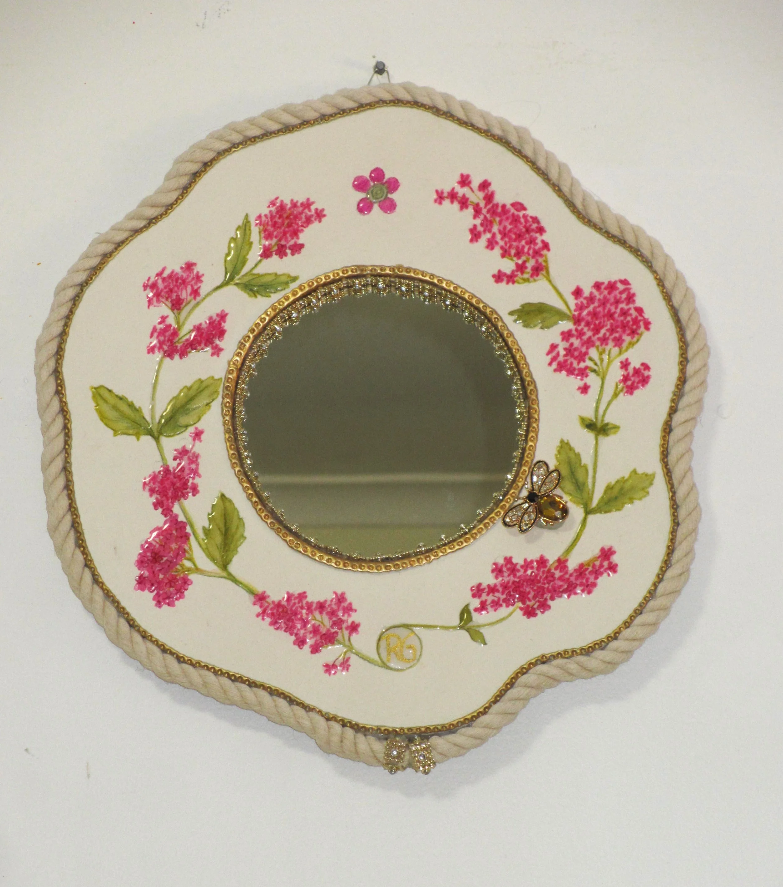 Pink wildfolwer mirror 1.JPG