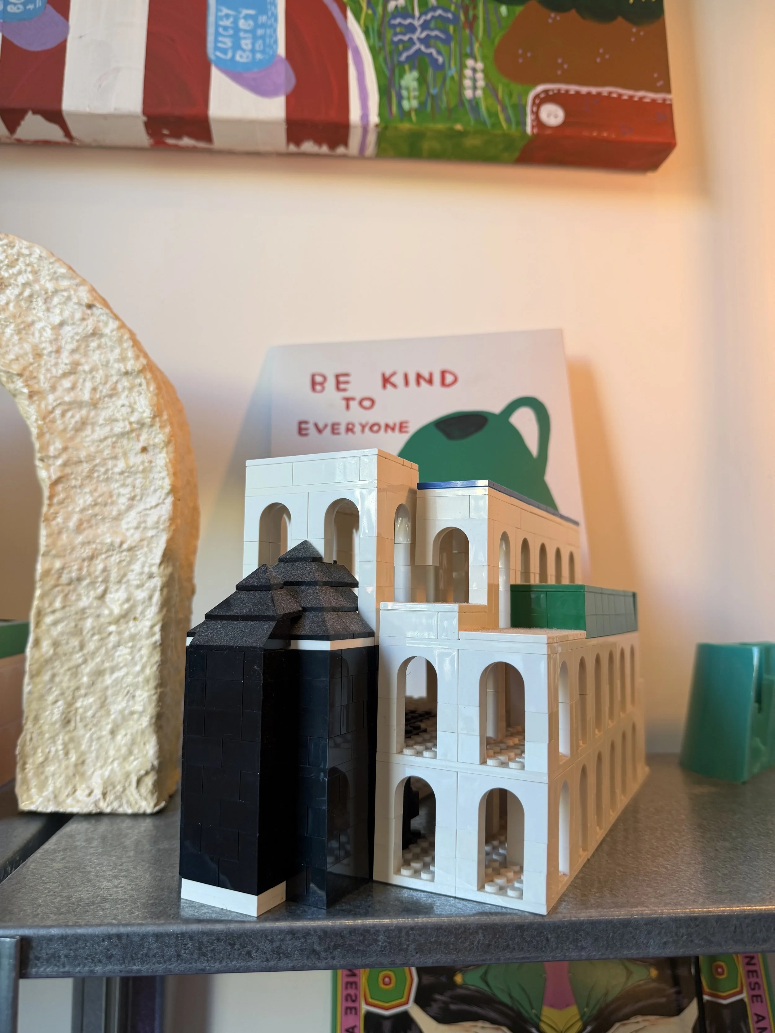 Interior with artwork lego
