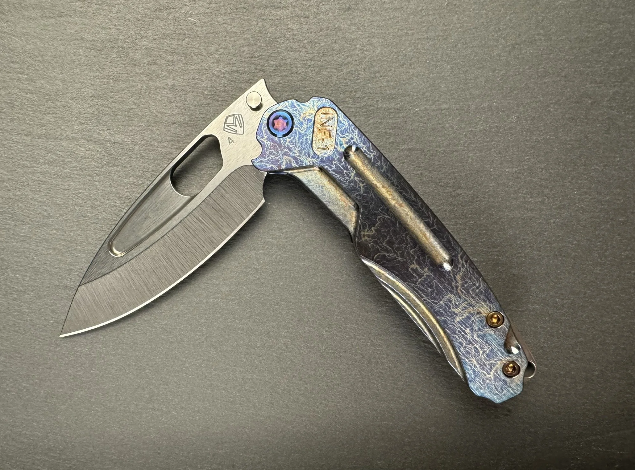 Infraction Brushed Acid Etched Handles