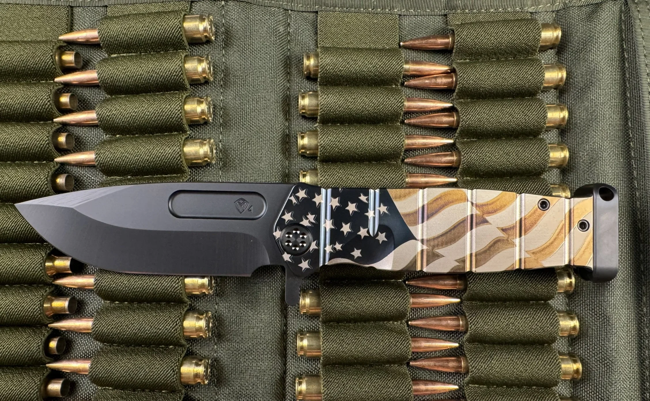 USMC Fighter Flipper American Flag Handles