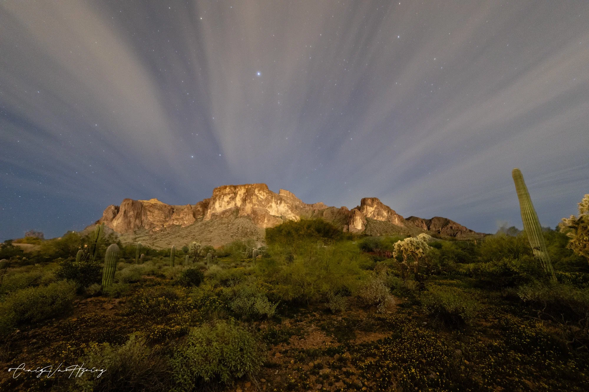 Superstition Mountain  the Storm