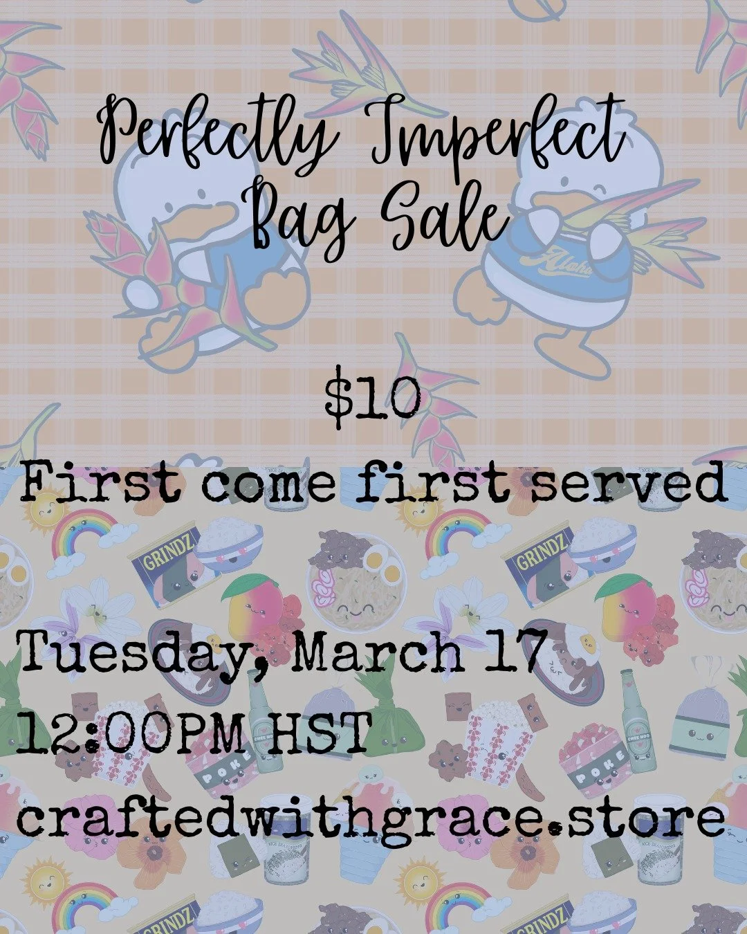 PERFECTLY IMPERFECT BAG SALE 💛

We&rsquo;re doing a small B-grade sale for our Pekkle x Heliconia and Local Besties bags!

These bags have minor cosmetic imperfections from production (tiny stitch issues, small misprints, or slight alignment differe