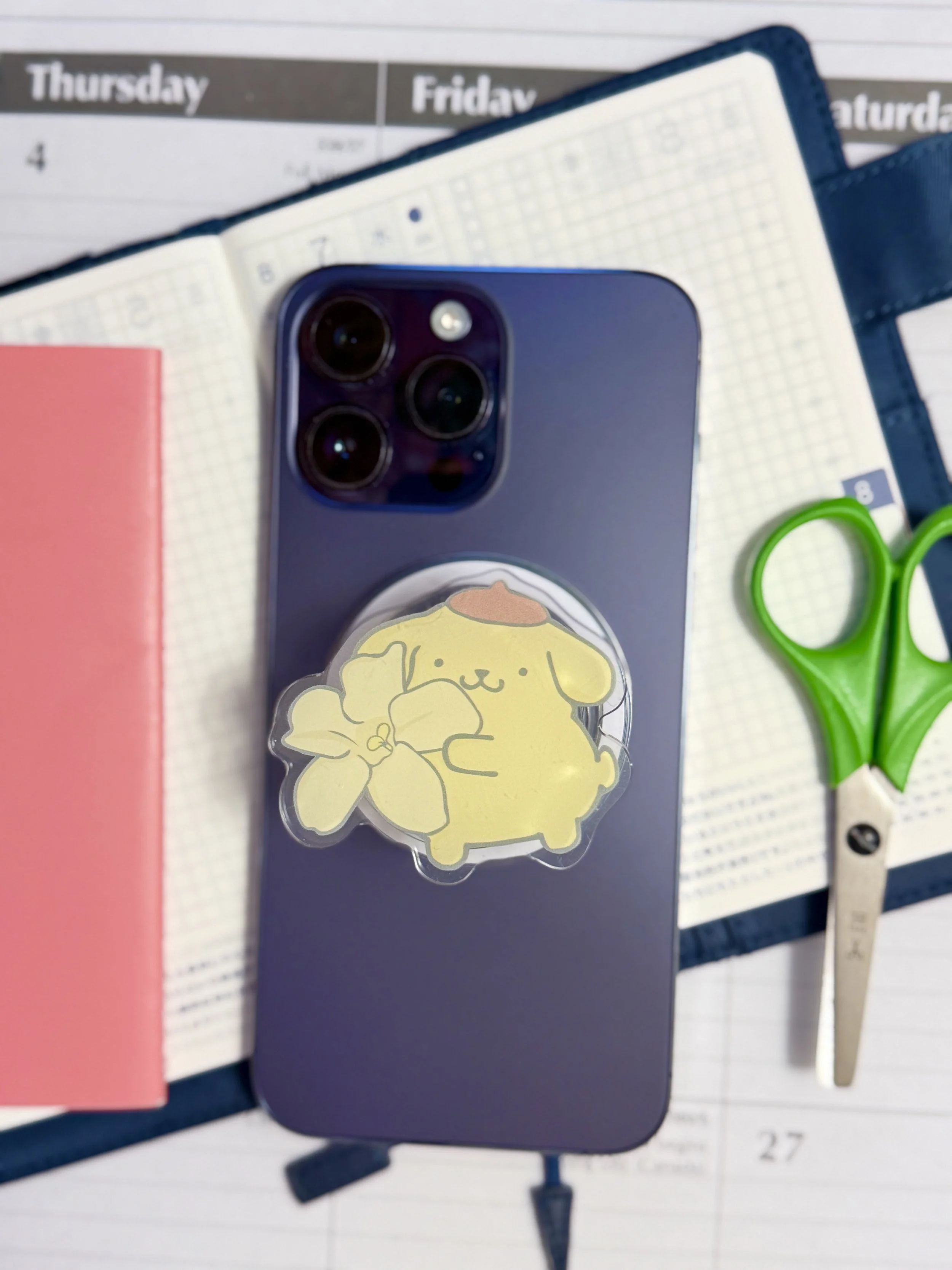 Pompompurin x Puakenikeni Phone Grip