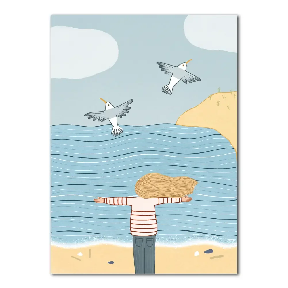 Uitwaaien op het strand