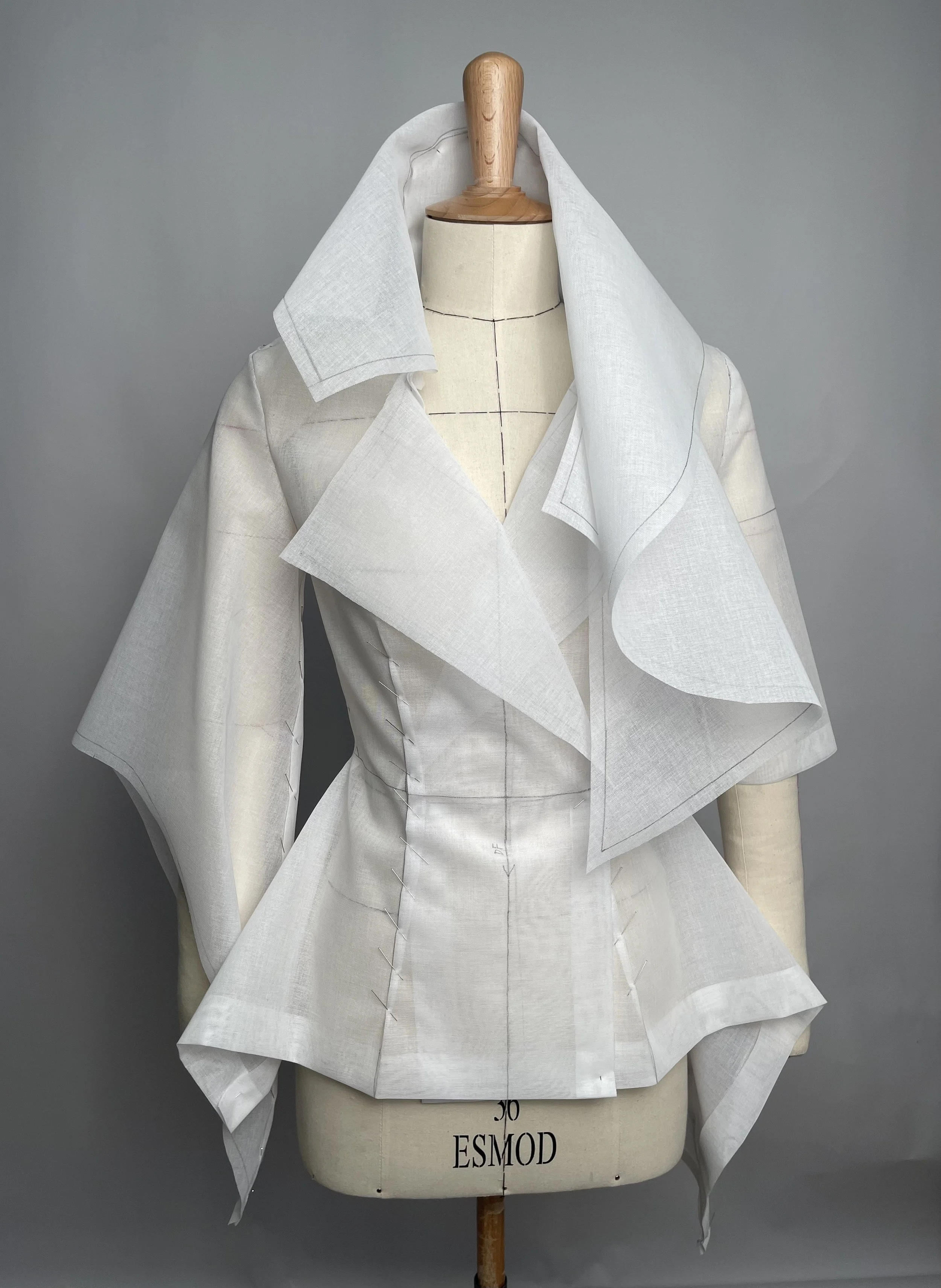 An image of mcqueen fw/2009 jacket study