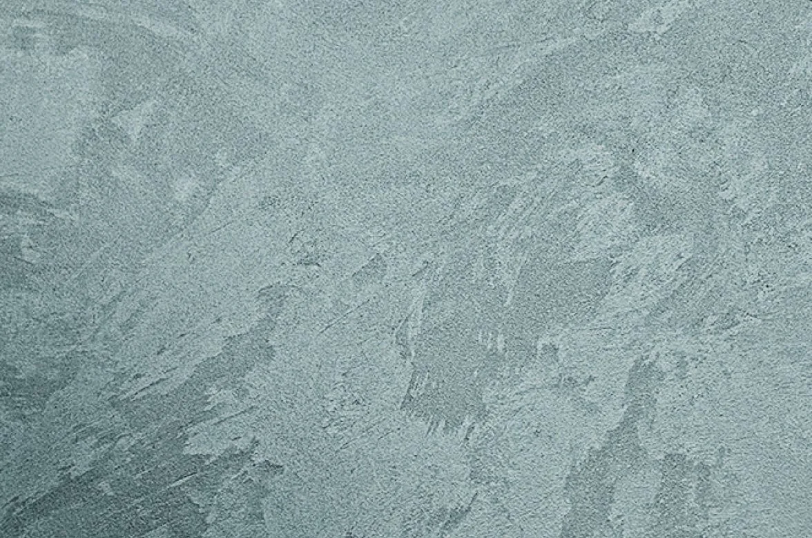MIRAGE INTENSE pearlescent wall finish sample, brushed linen-look effect in Champagne — Elf Decor · MIRAGE INTENSE pearl finish sample, cloud stucco effect in Silver Grey — Elf Decor