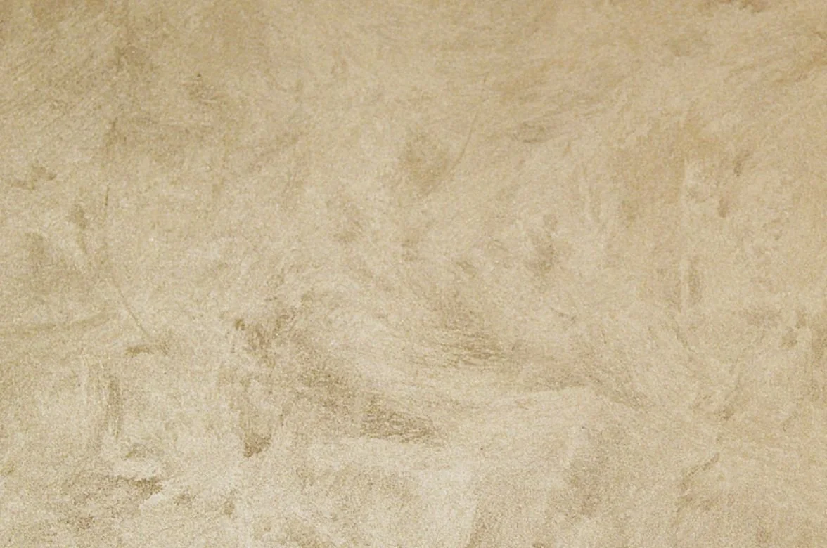 ILLUSION pearl metallic plaster sample with gold granule sparkle, Gold base — Elf Decor · ILLUSION pearlescent wall finish sample, White Gold base — Elf Decor
