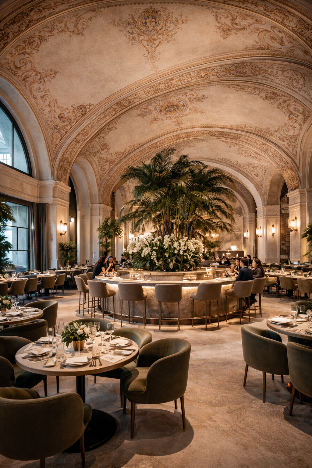 Commercial decorative rendering project for hotels and restaurants - Melbourne large-scale finishing specialists