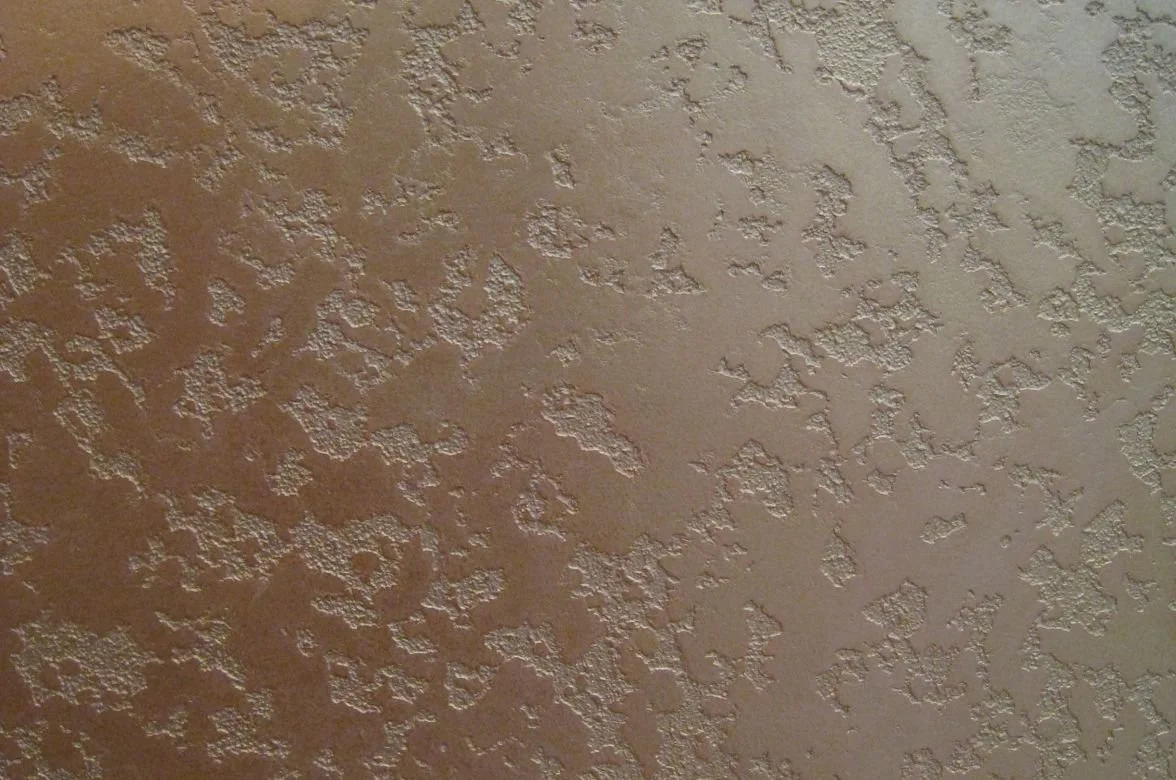 GROTTO textured lime coating sample, aged stone effect in Warm Grey — Elf Decor · GROTTO lime plaster sample, sculptural relief texture in Natural White — Elf Decor
